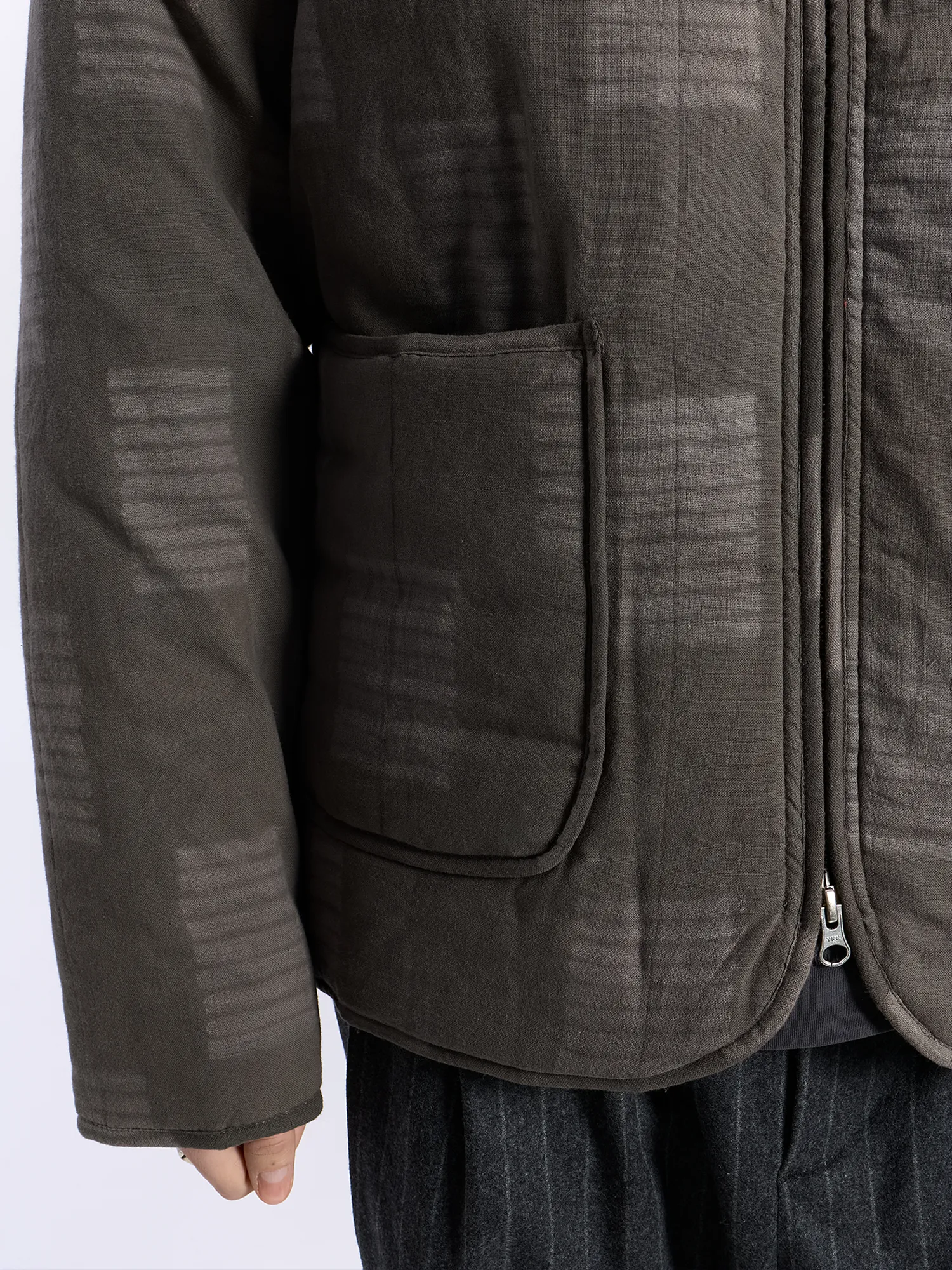 Стеганая куртка Kardo Amardeep Shibori 15 Charcoal