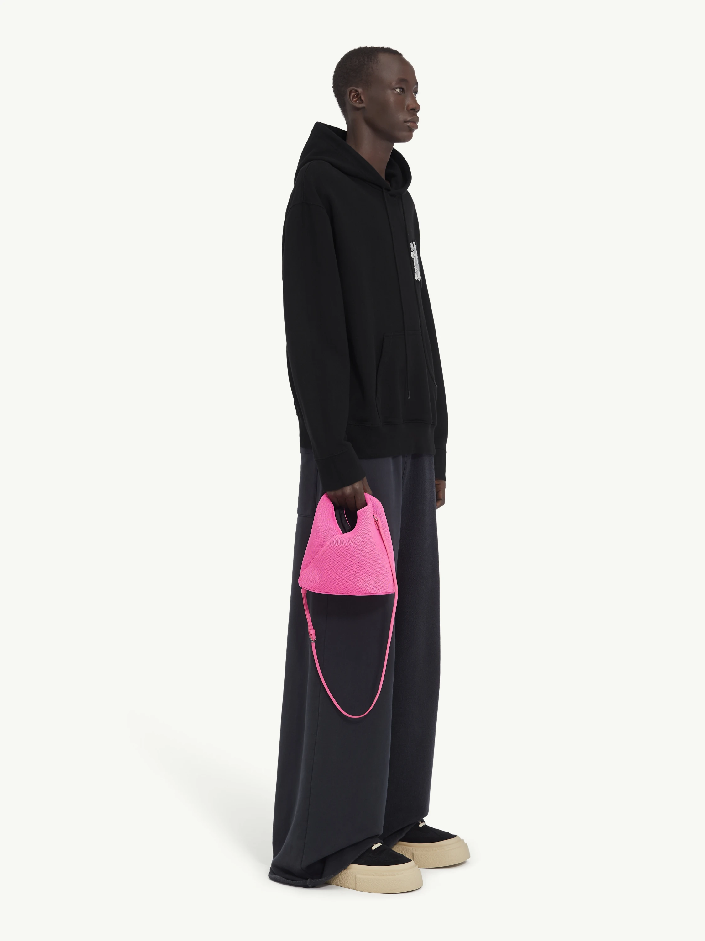 Худи MM6 Maison Margiela Unbrushed Jersey Black