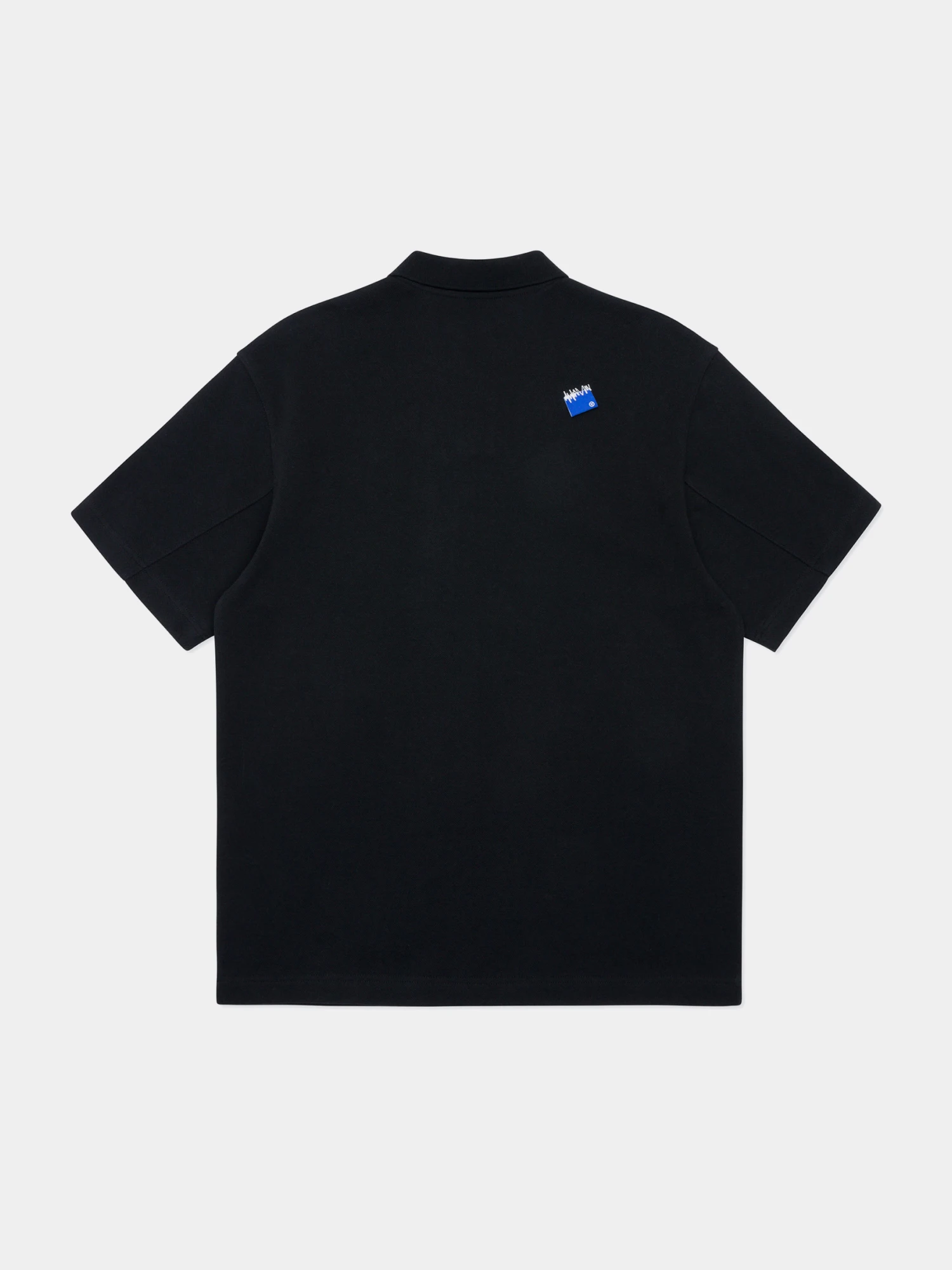 Поло ADERERROR Sig; BL Tag Polo T-Shirt 01 Black