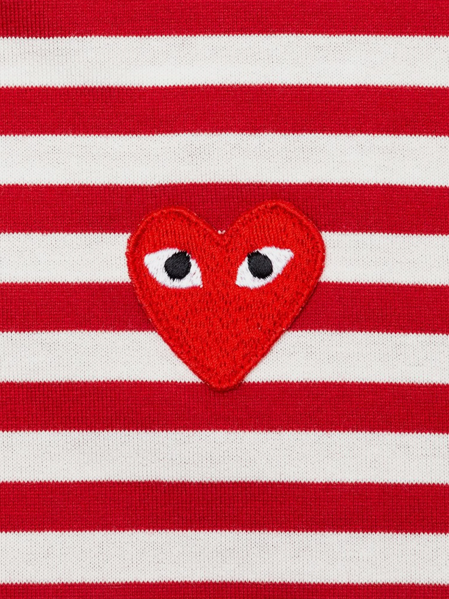 Лонгслив Comme des Garçons PLAY Striped Red
