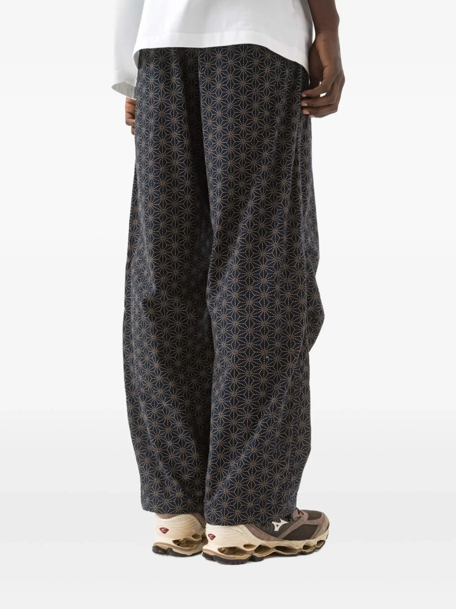 Брюки MAHARISHI 6240 Wagara Asym Loose Track Navy