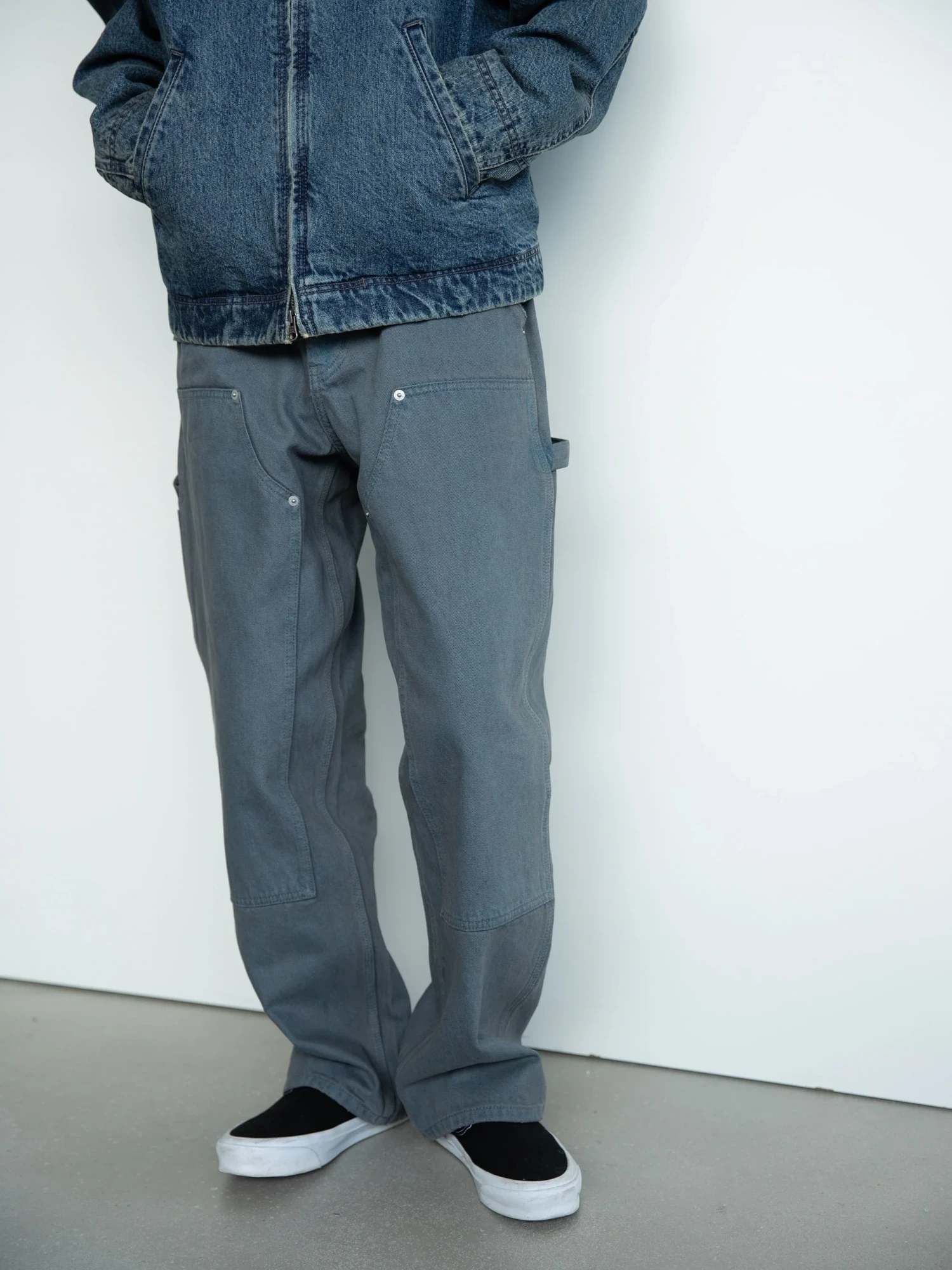 Джинсы thisisneverthat Double Knee Navy