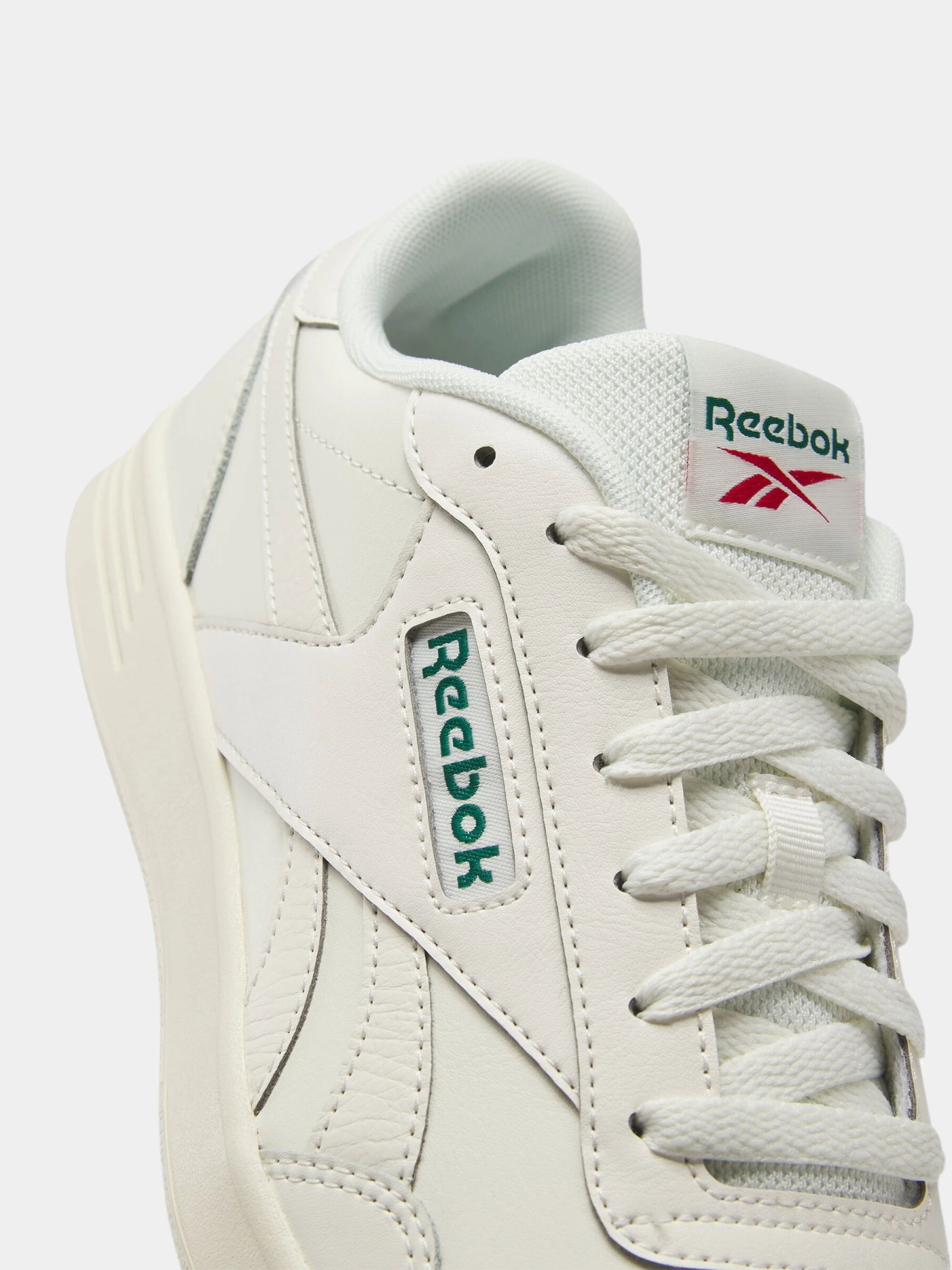 Кеды Reebok Court Advance Chalk/Dark Green