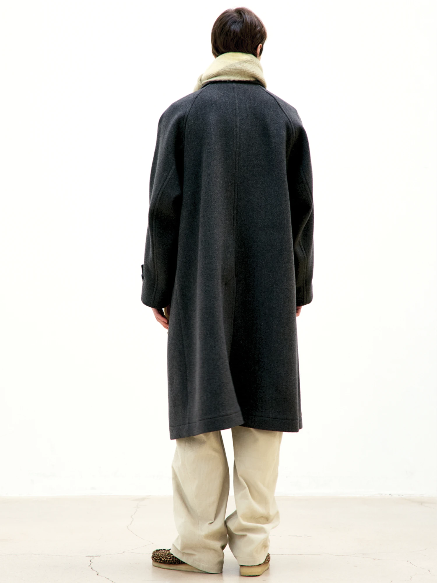 Пальто COOR Cashmere Balmacaan Dark Soil Grey