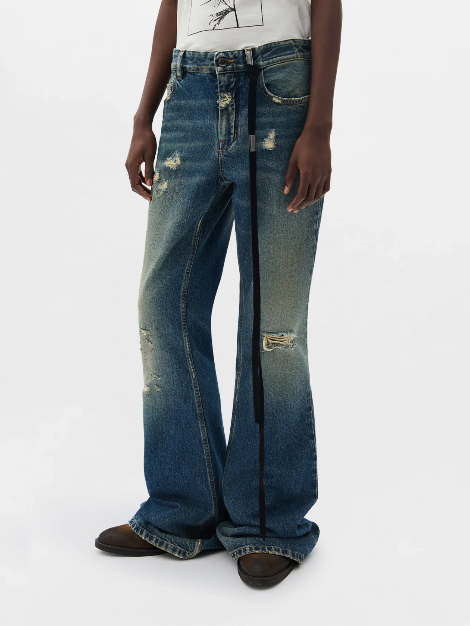 Женские джинсы Ann Demeulemeester Toos Vintage Blue