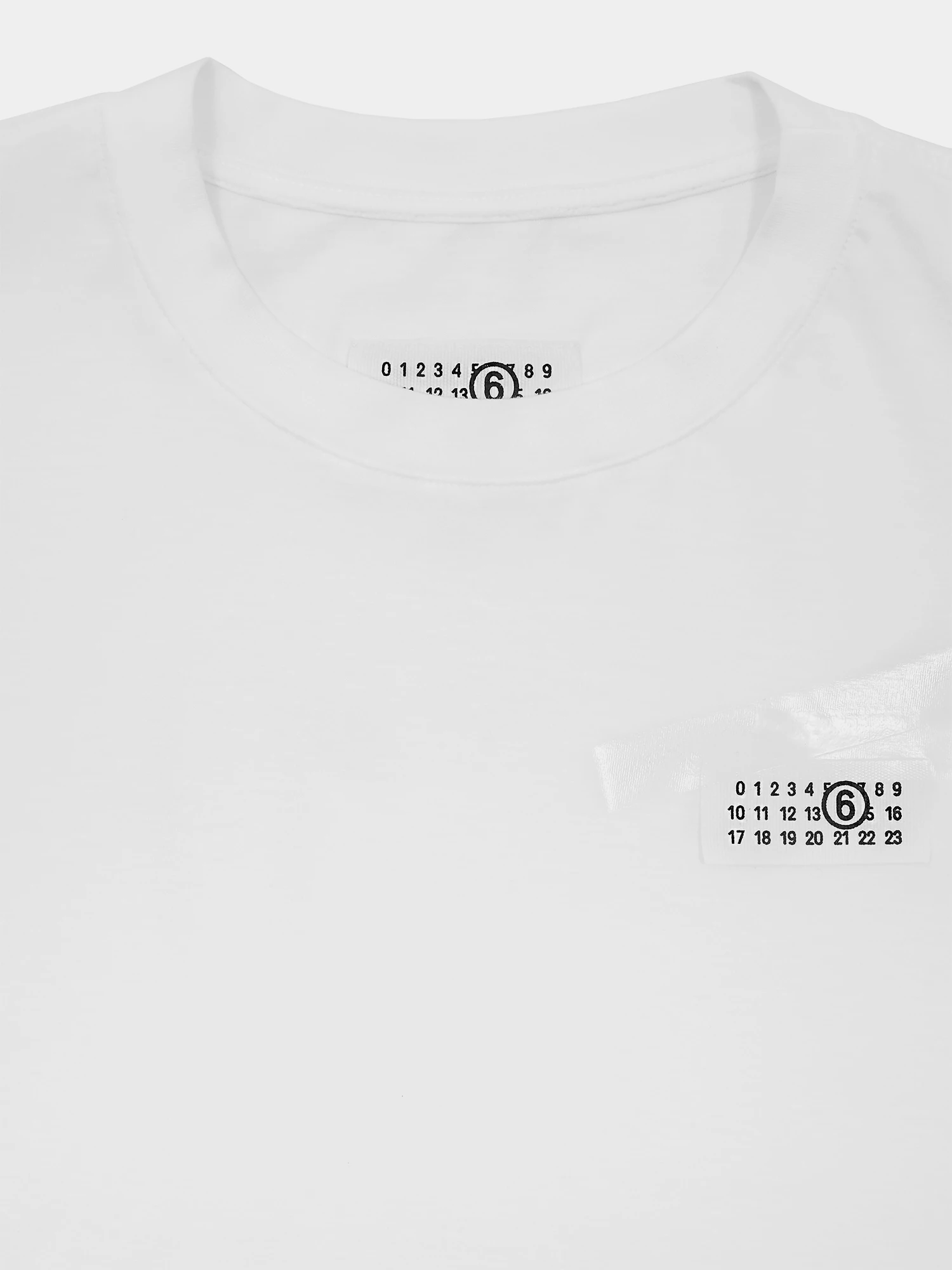 Футболка MM6 Maison Margiela Tape Logo White