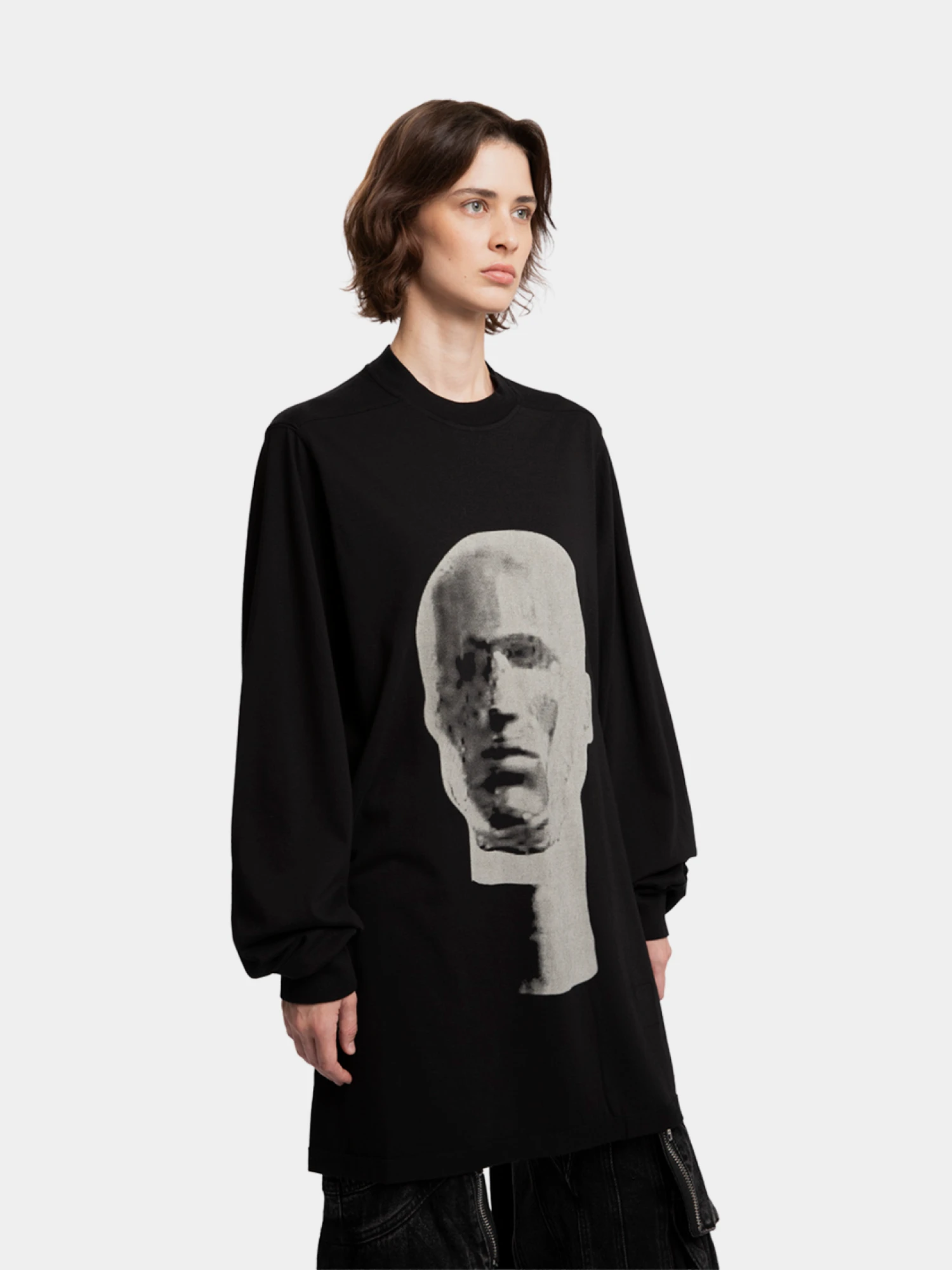 Лонгслив RICK OWENS DRKSHDW Jumbo Black/Pearl