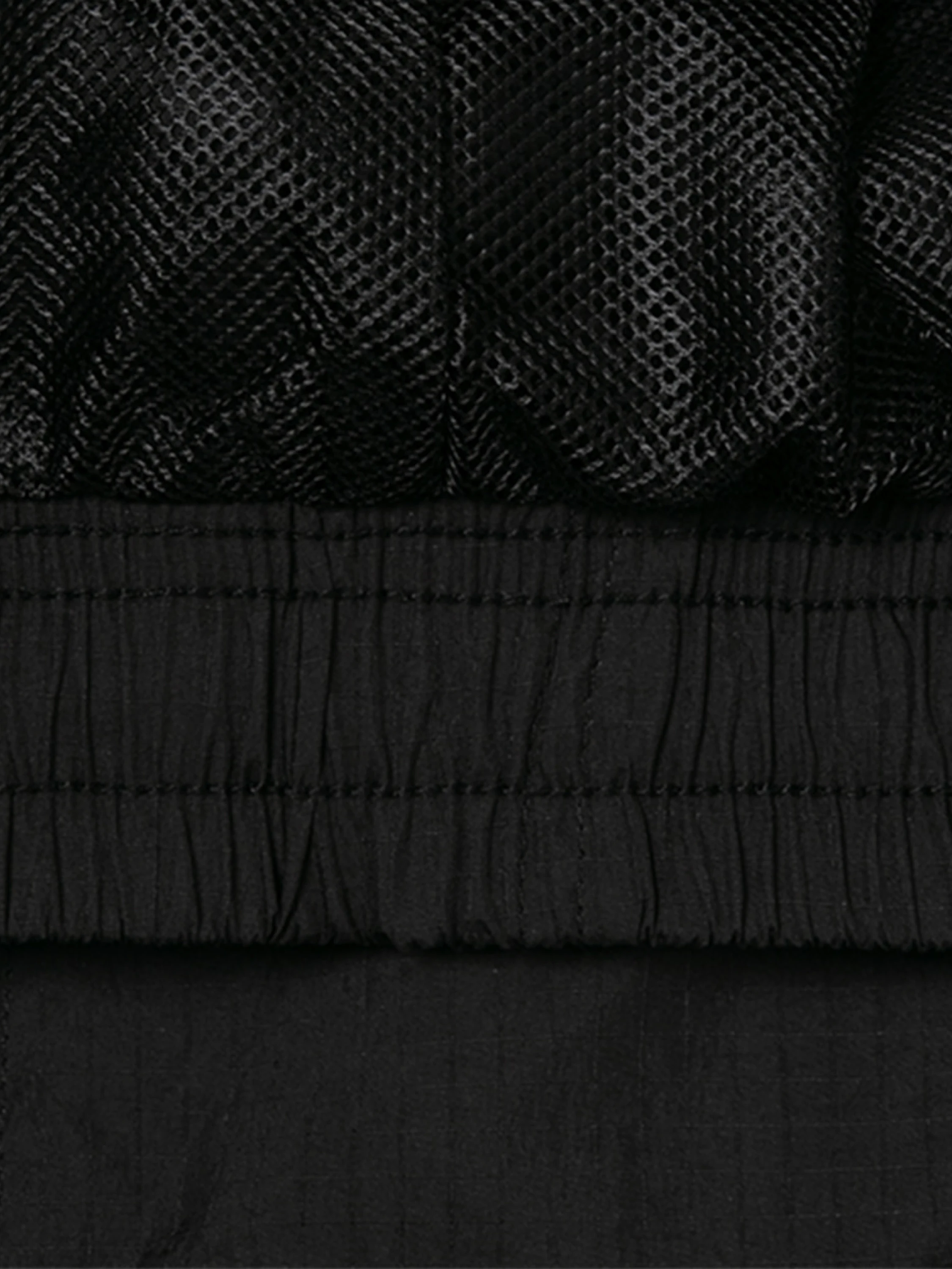Брюки ANGLAN Rib Nylon Mountain Cargo Pants Black