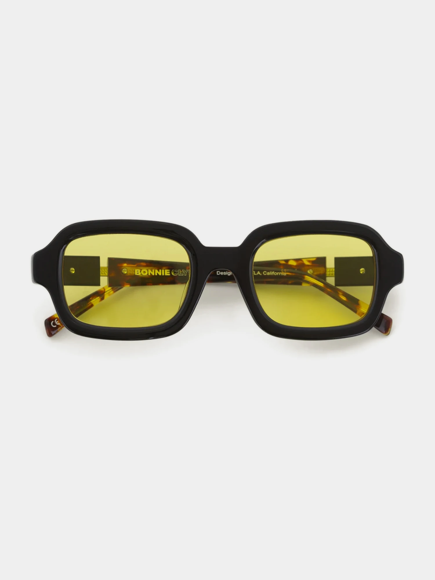Очки Bonnie Clyde Shy Guy Black & Yellow Tint