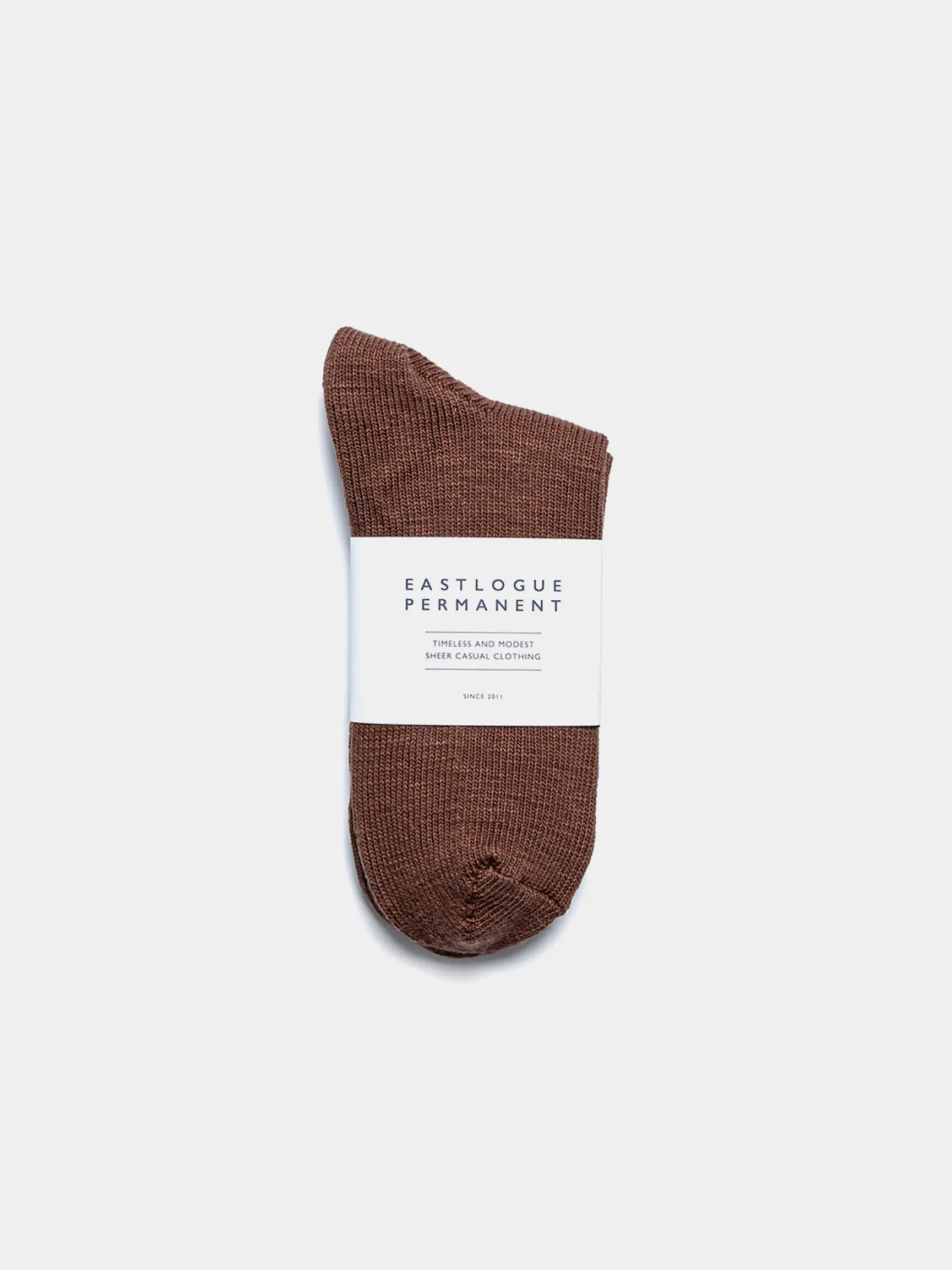 Носки EASTLOGUE PERMANENT Crew Length Light Brown