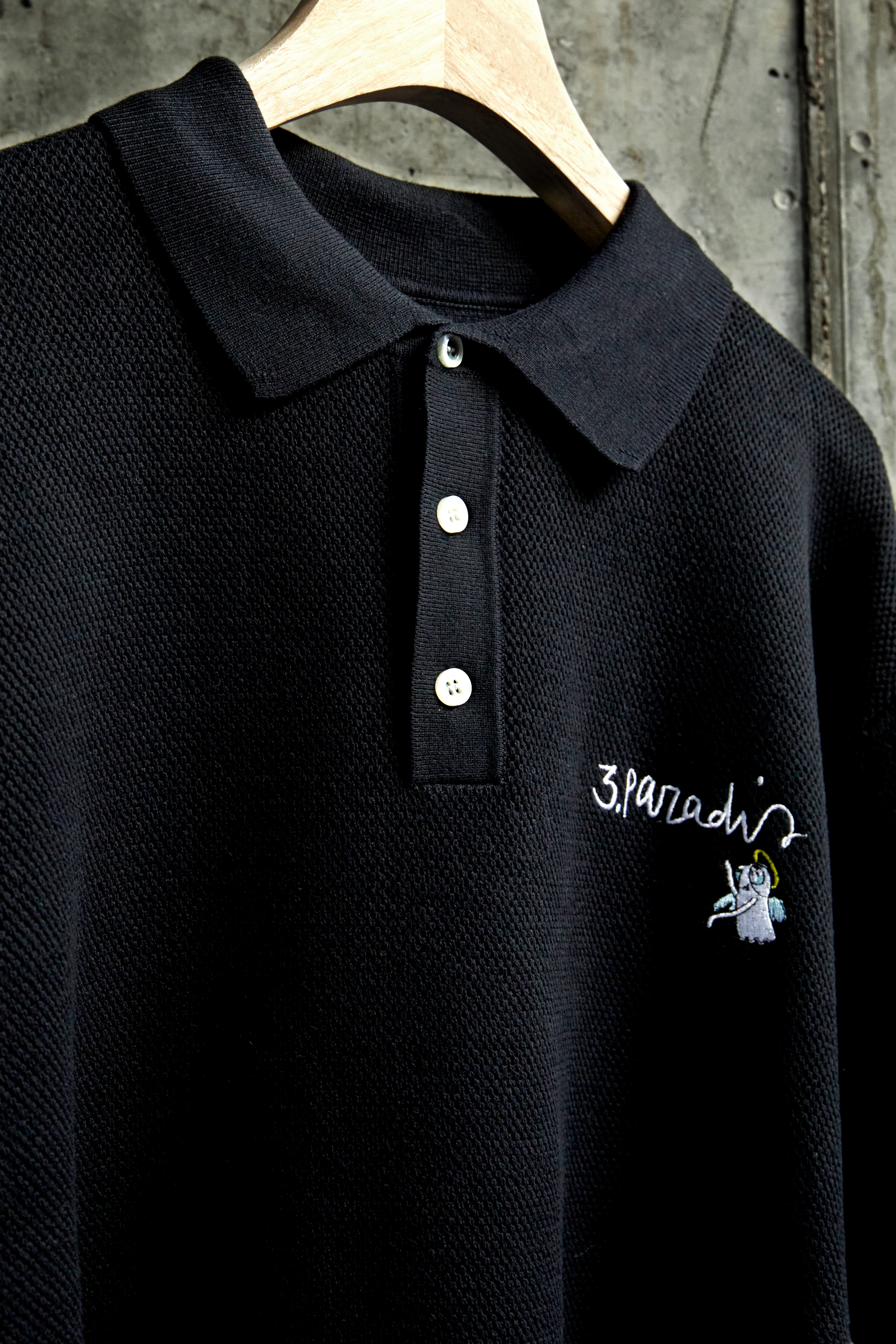 Поло 3.PARADIS SS Polo Black