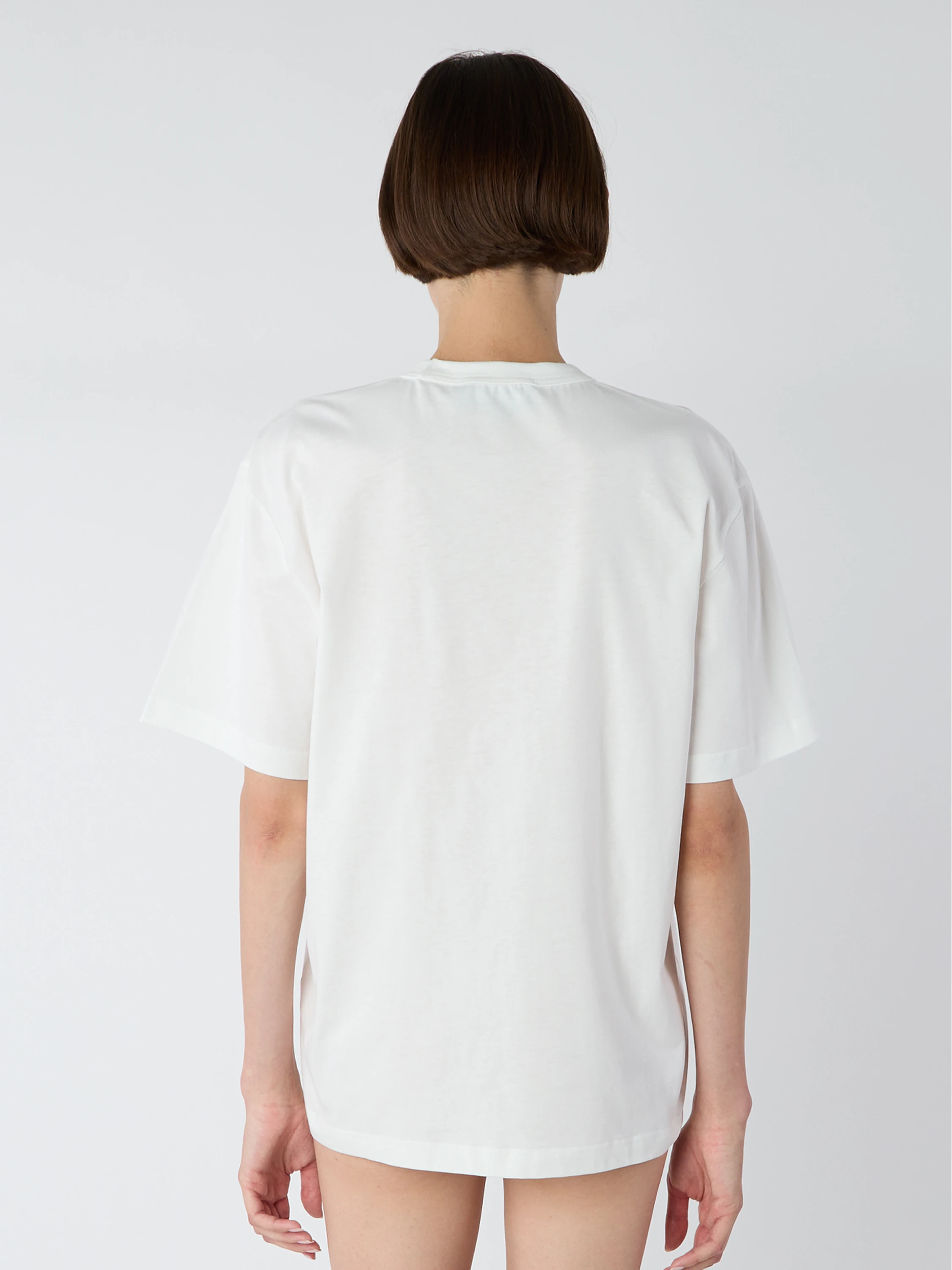 Футболка Sunnei Classic Big Logo Pennellata Off White