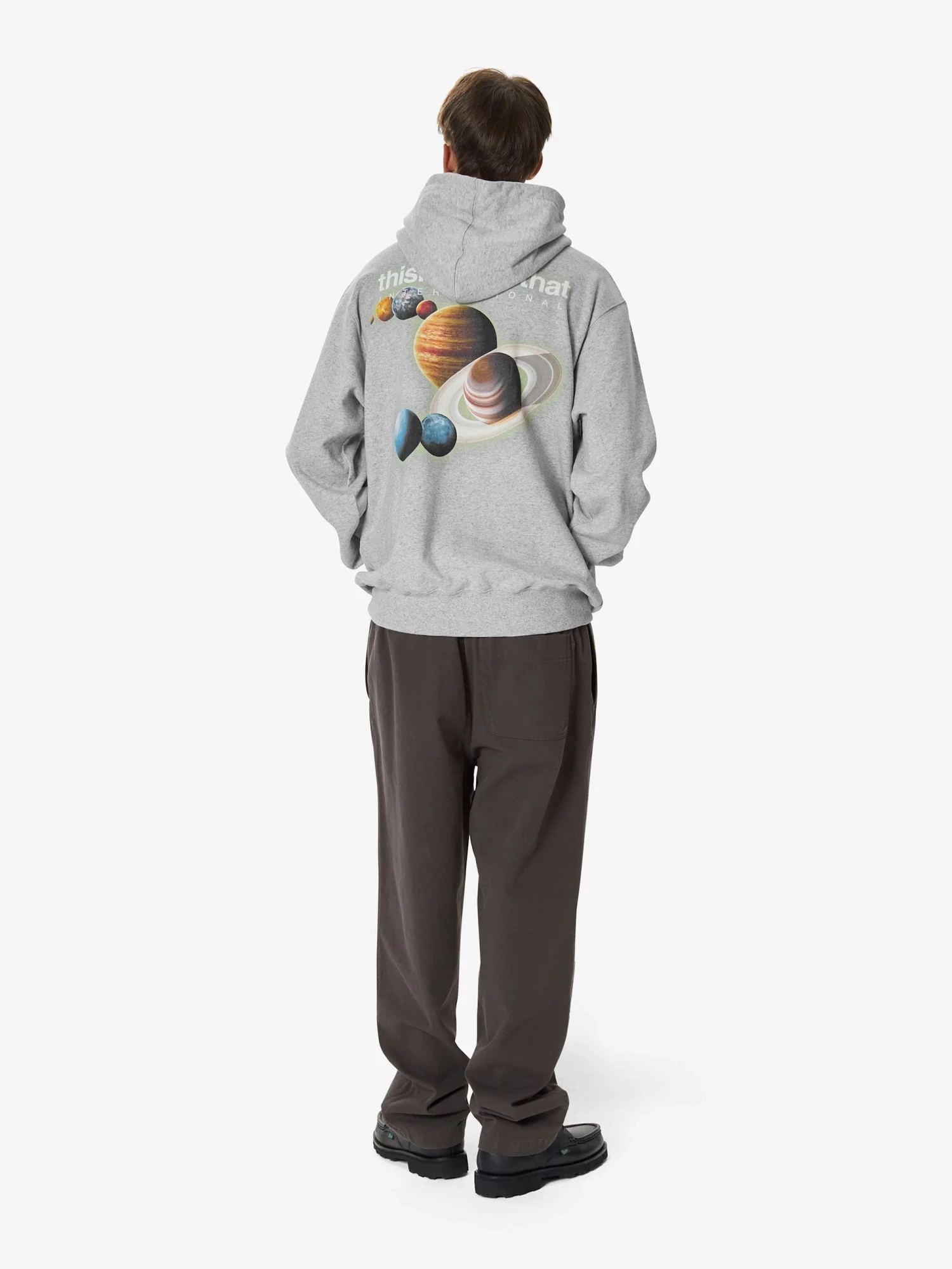 Худи thisisneverthat Solar System Hoodie Heather Grey