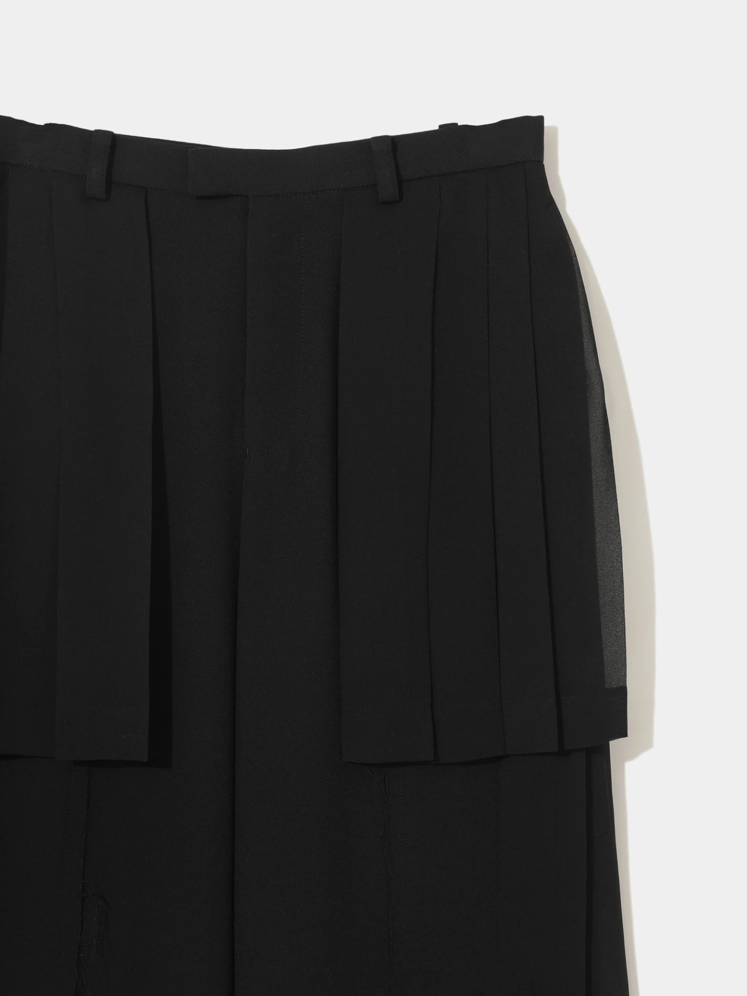 Женские юбка-брюки UNDERCOVER Straight Georgette Pleated Black