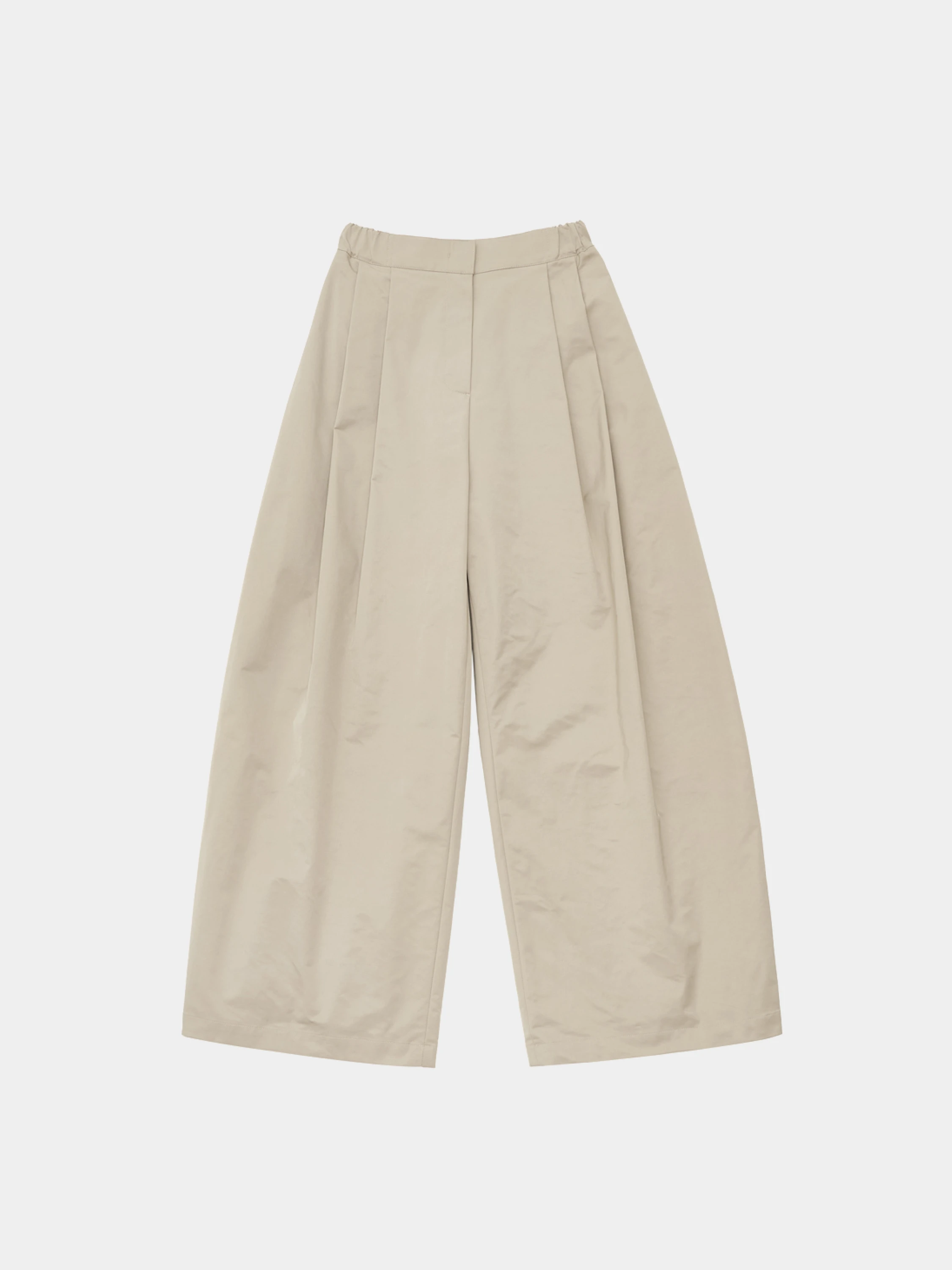 Женские брюки AMOMENTO Two Tuck Balloon Pants Beige