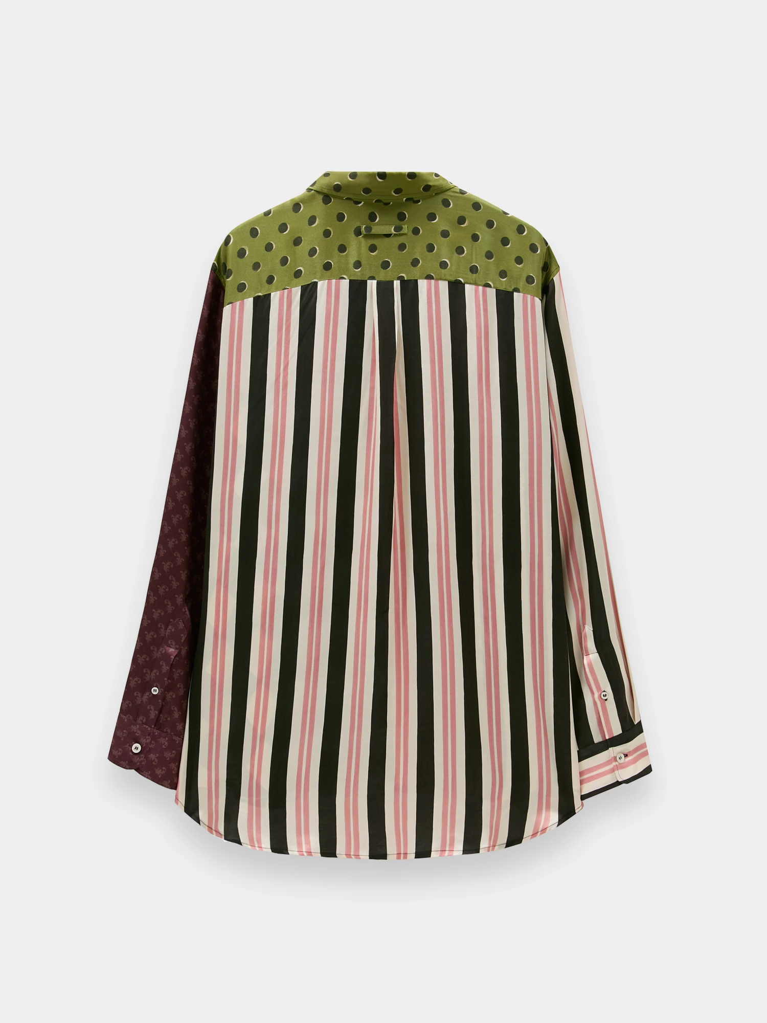 Рубашка Jean Paul Gaultier Unisex Satin Printed Patchworks Multi