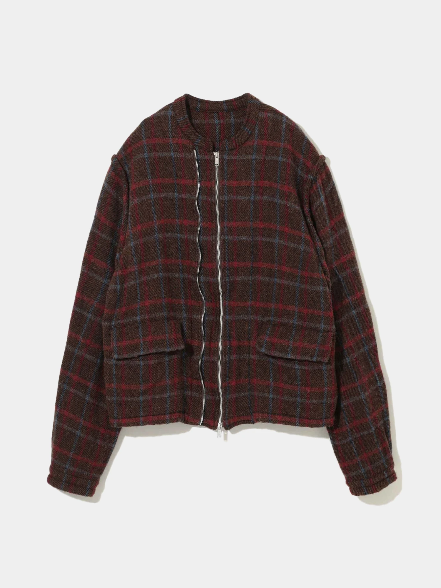 Кардиган UNDERCOVER Felted Wool Brown Check