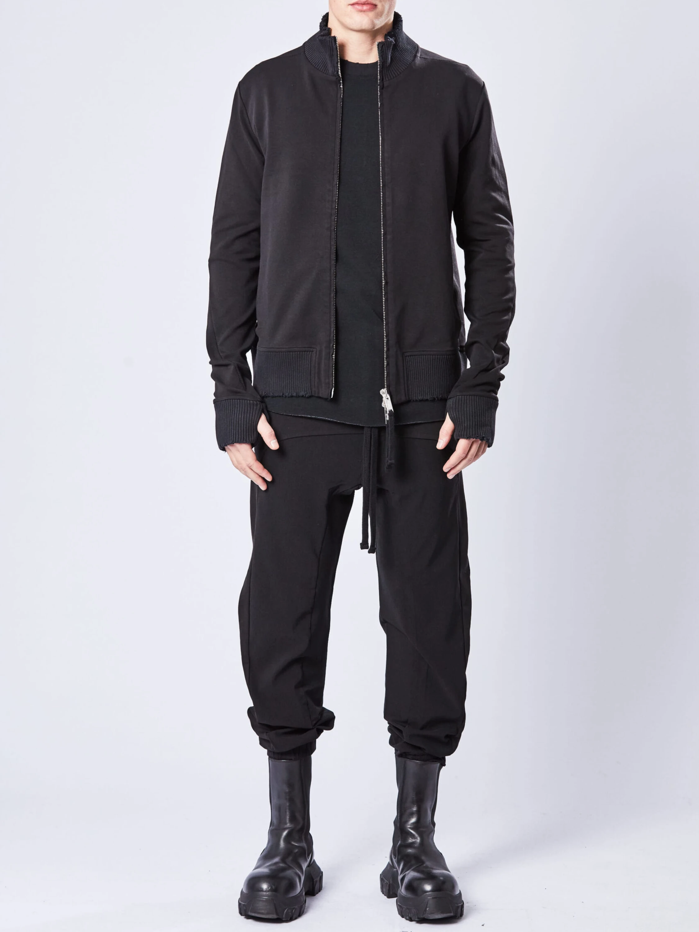 Толстовка на молнии thom/krom M SJ 619 Black