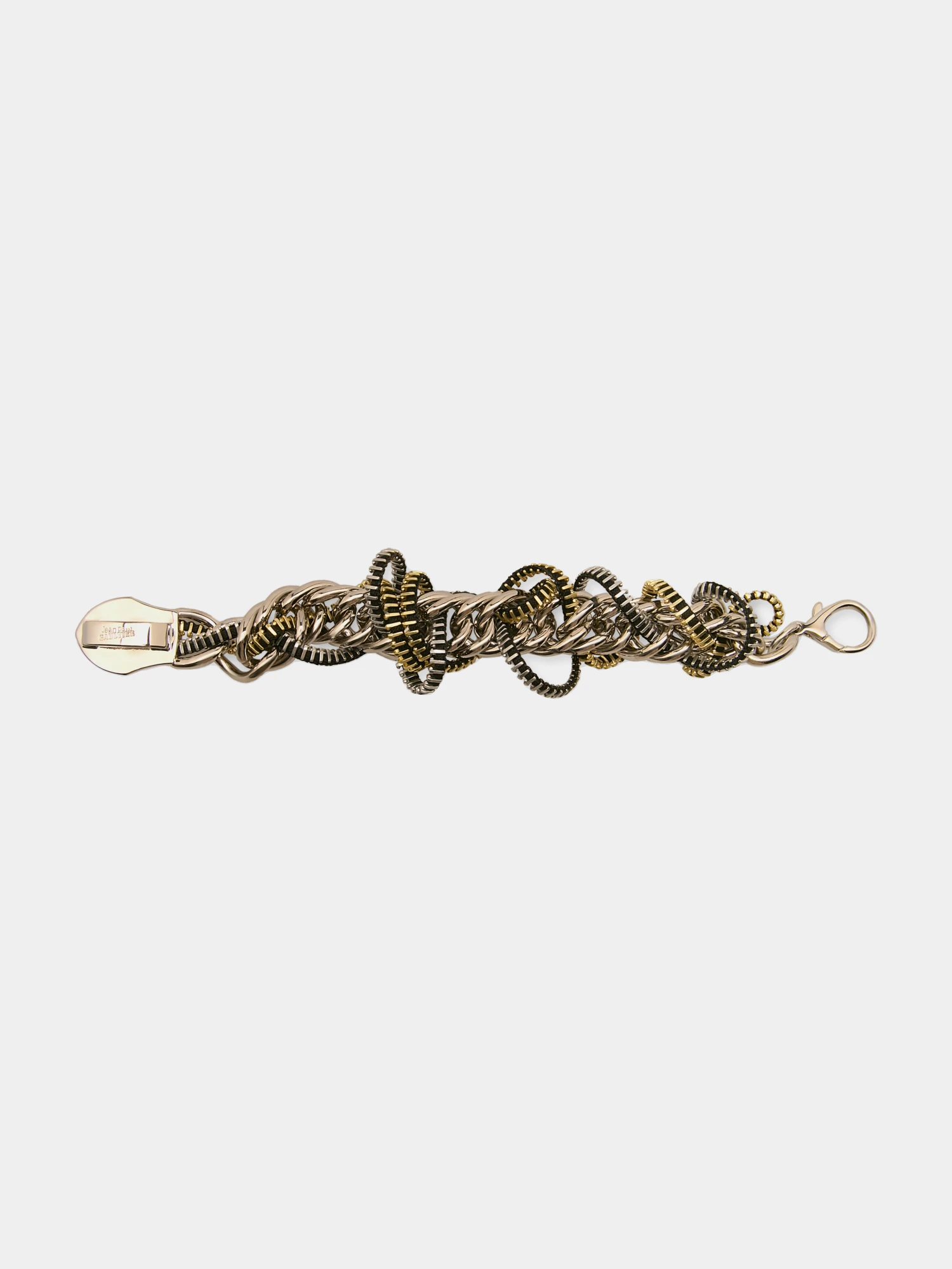 Браслет Jean Paul Gaultier Zippers Silver/Black/Gold