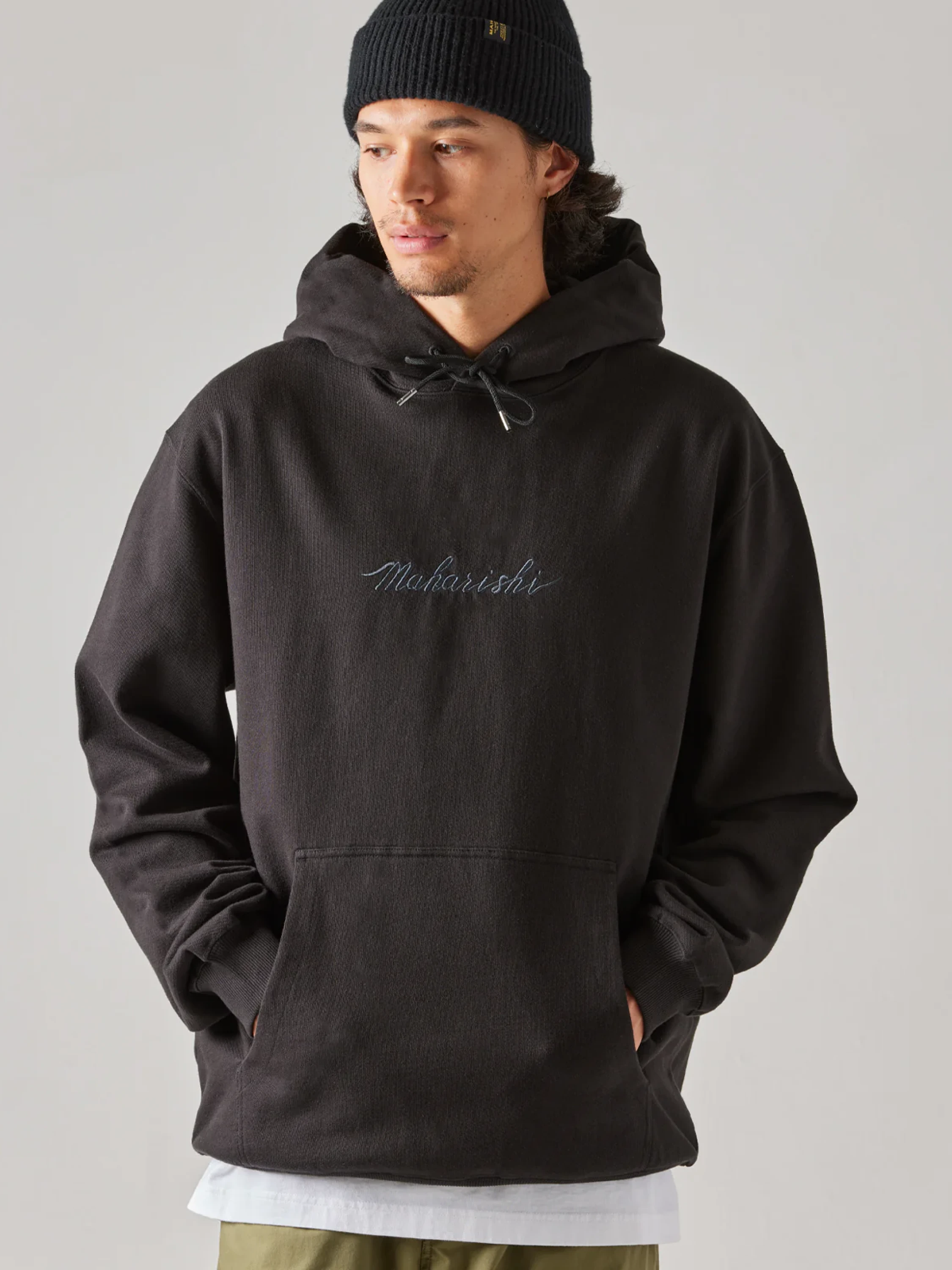 Худи MAHARISHI 4622 Organic Hooded Sweat Black