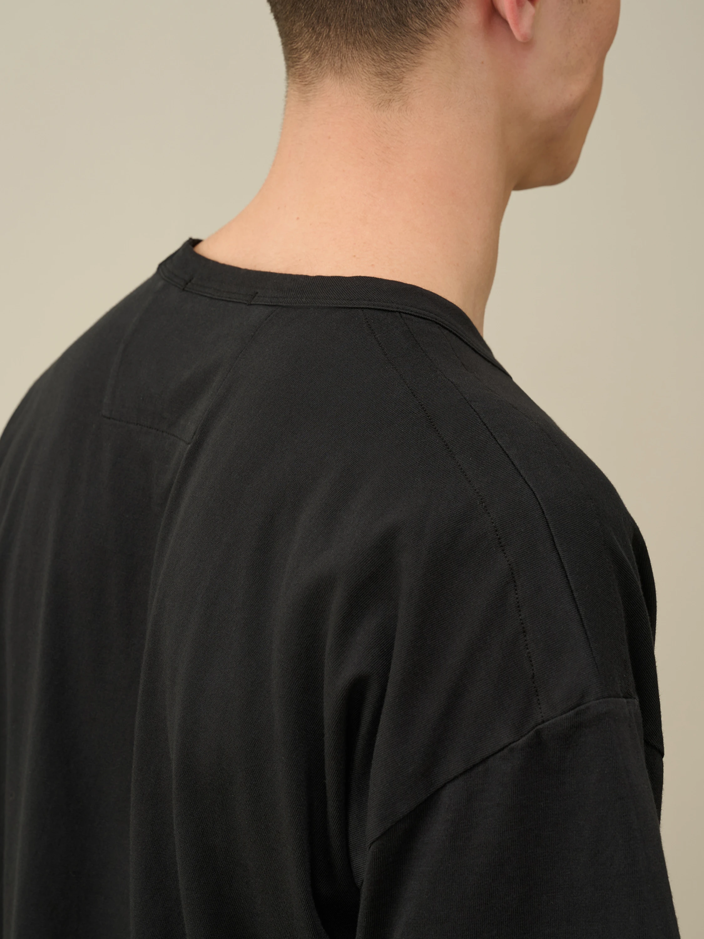 Футболка C.P. Company 20/1 Jersey Boxy Logo Black