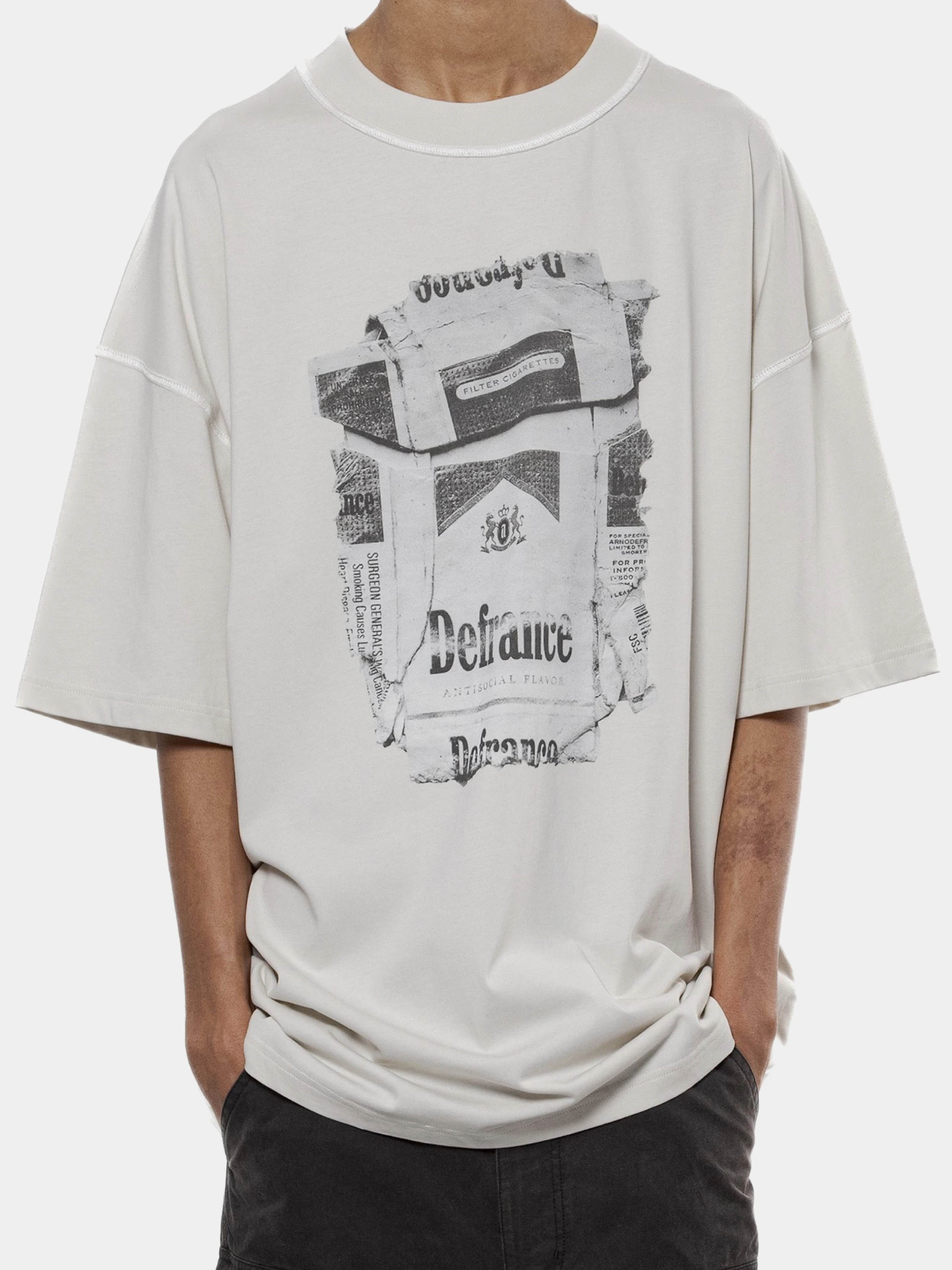 Футболка ARNODEFRANCE 'Antisocial Flavor White'