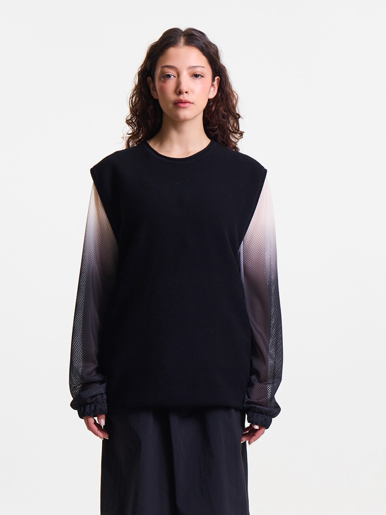 Майка MERELY MADE Premium Wide Shoulder Sleeveless Asphalt Black
