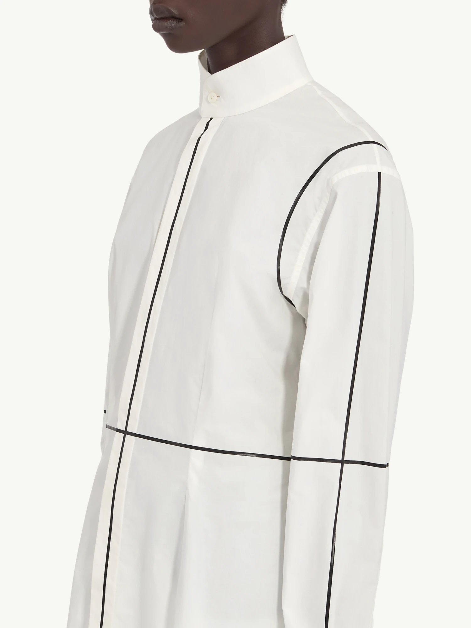 Женская рубашка MM6 Maison Margiela Sculpted Off White
