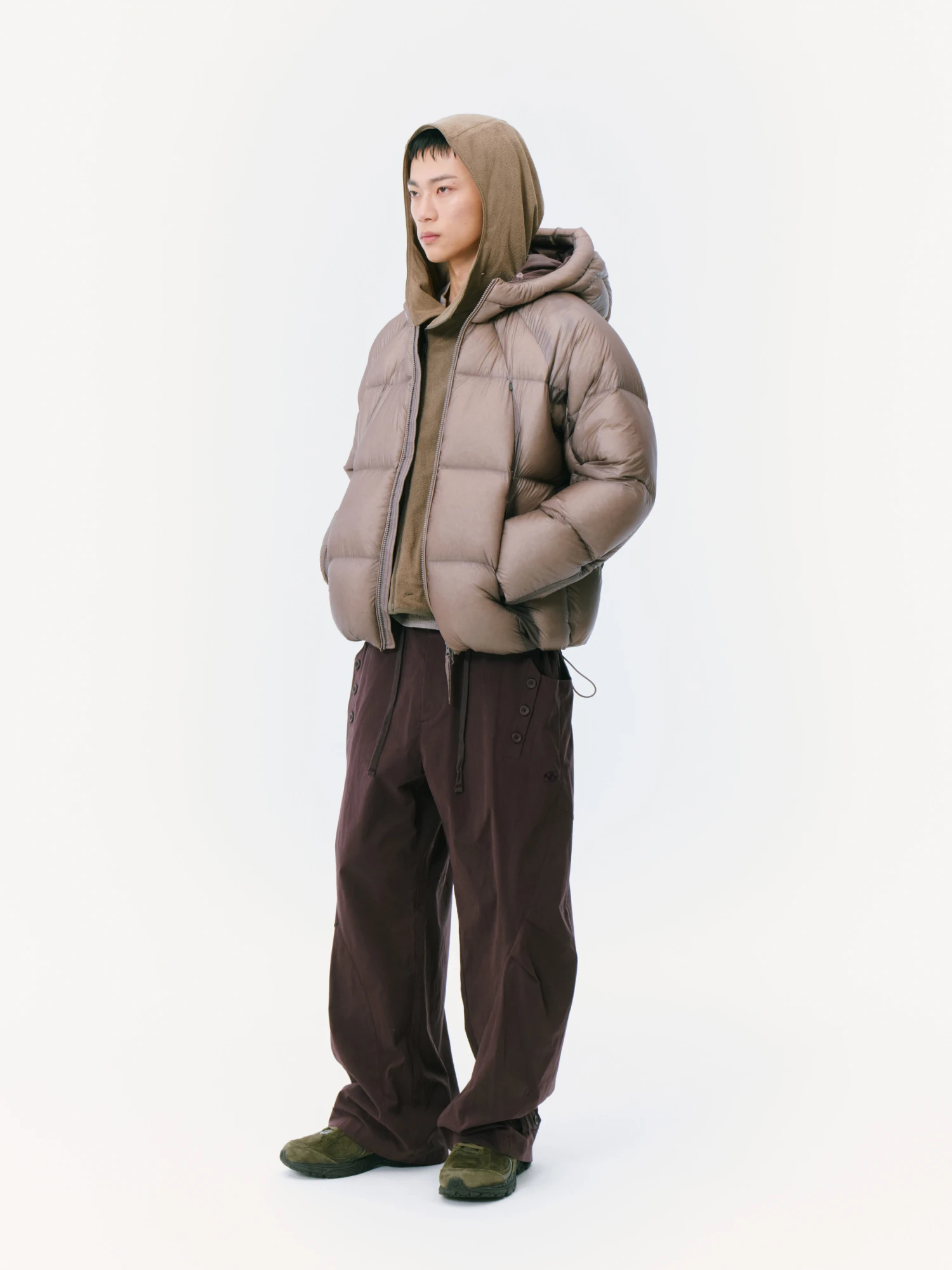 Пуховик SAN SAN GEAR Shade Puffer Ash Pink