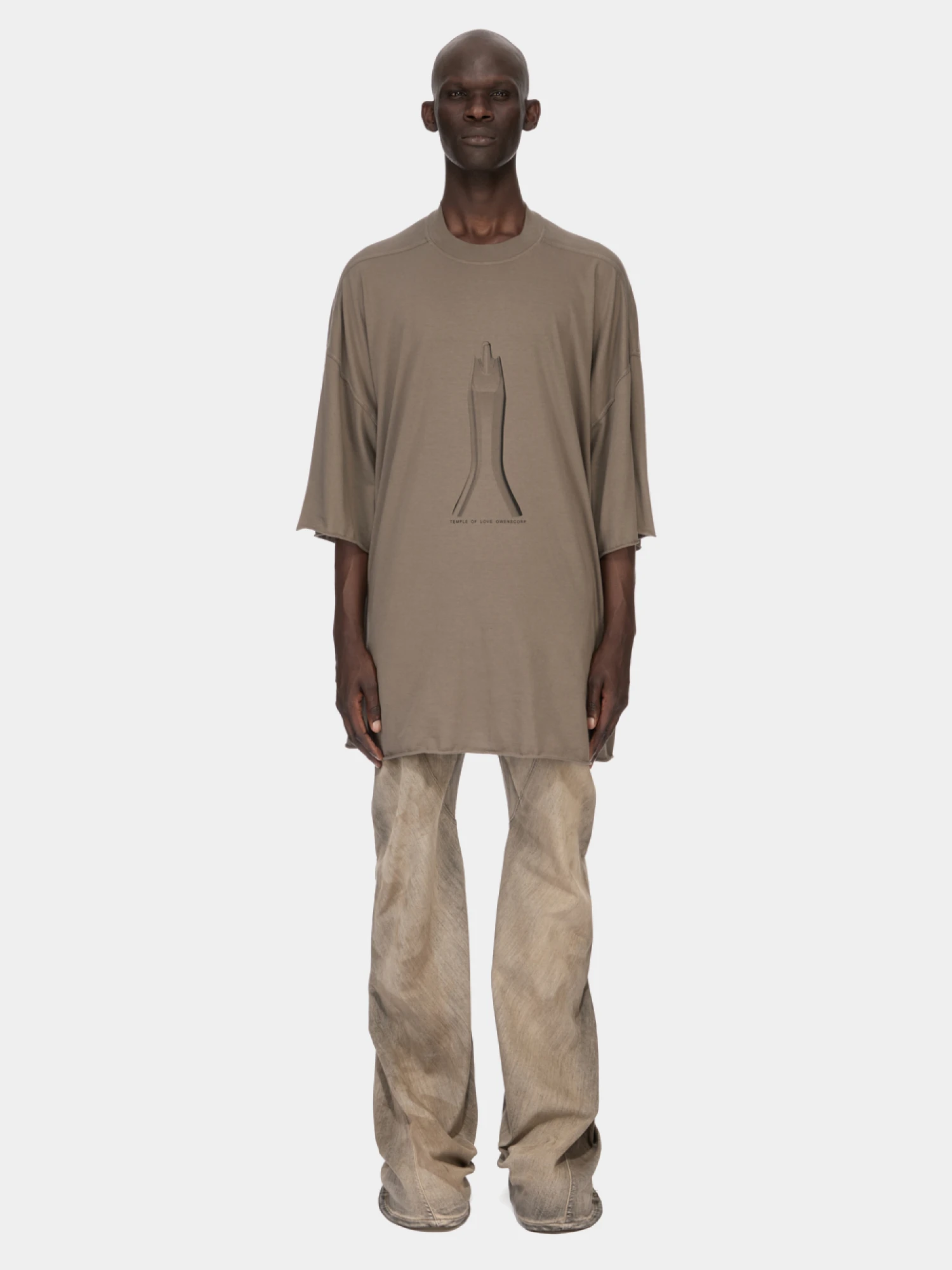 Футболка RICK OWENS DRKSHDW Tommy T Dust/Black