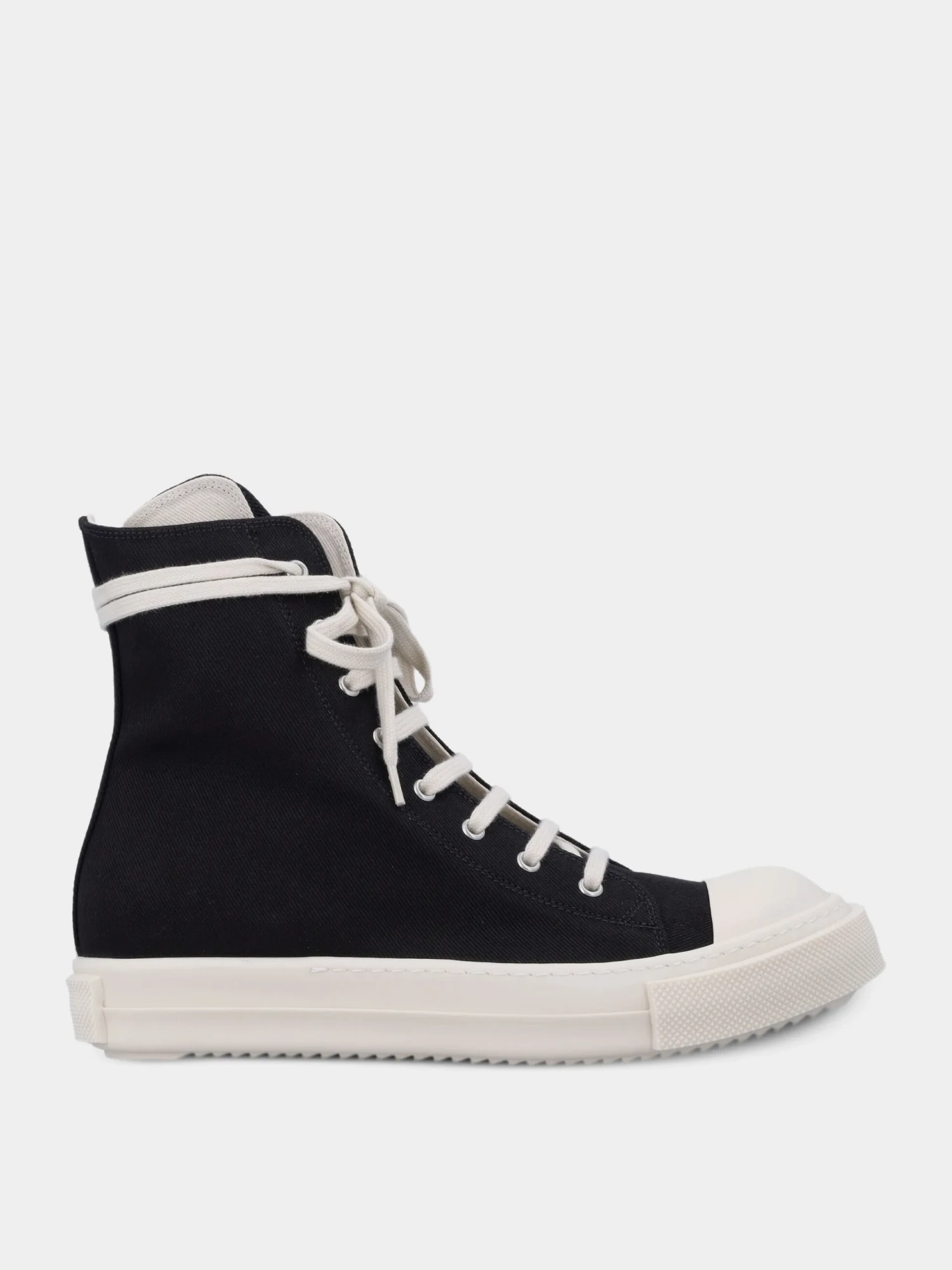 Кеды RICK OWENS DRKSHDW Denim Sneaks Black/Milk