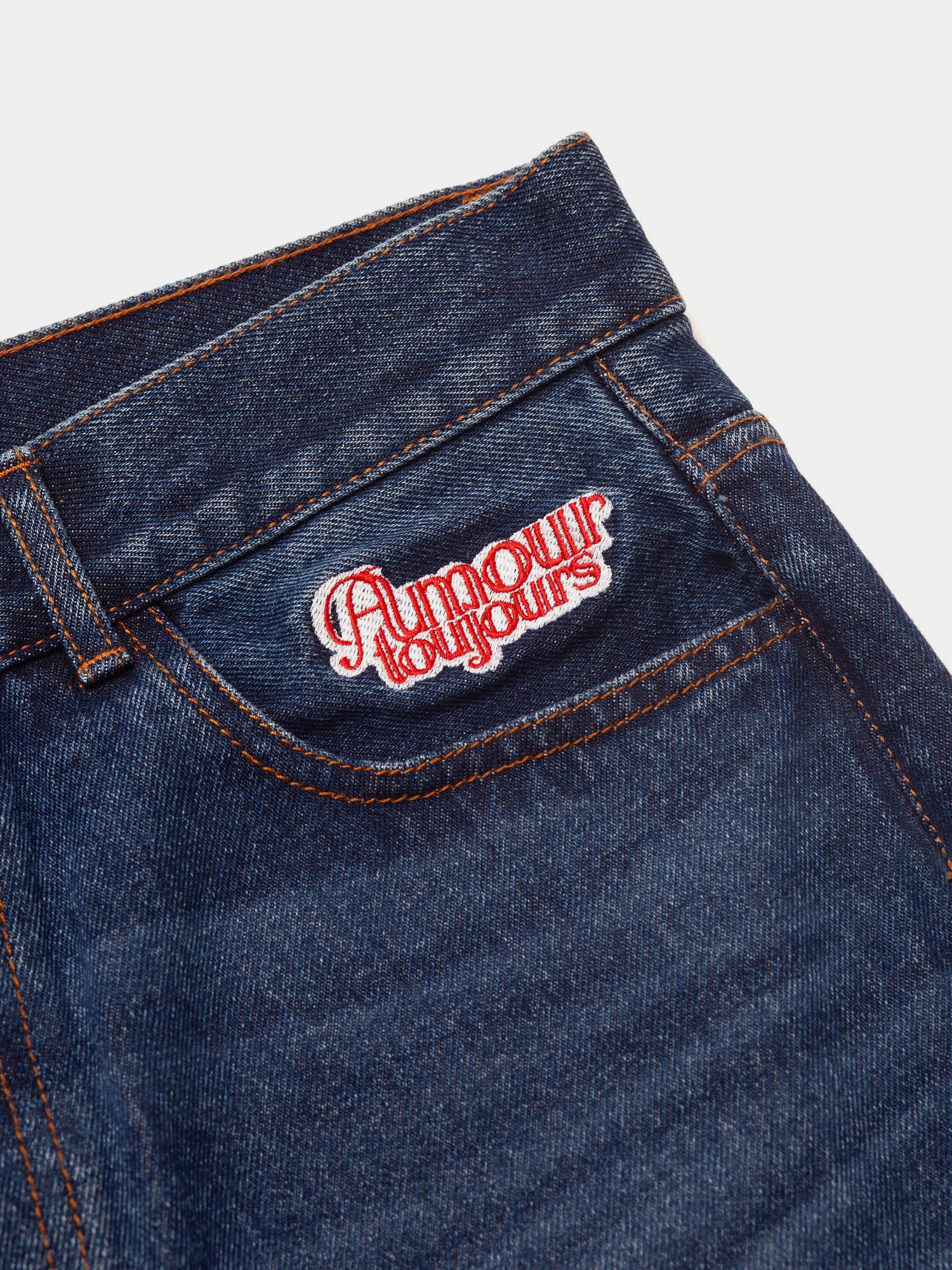 Джинсы Carne Bollente Back Pocket Pleasures Washed Blue