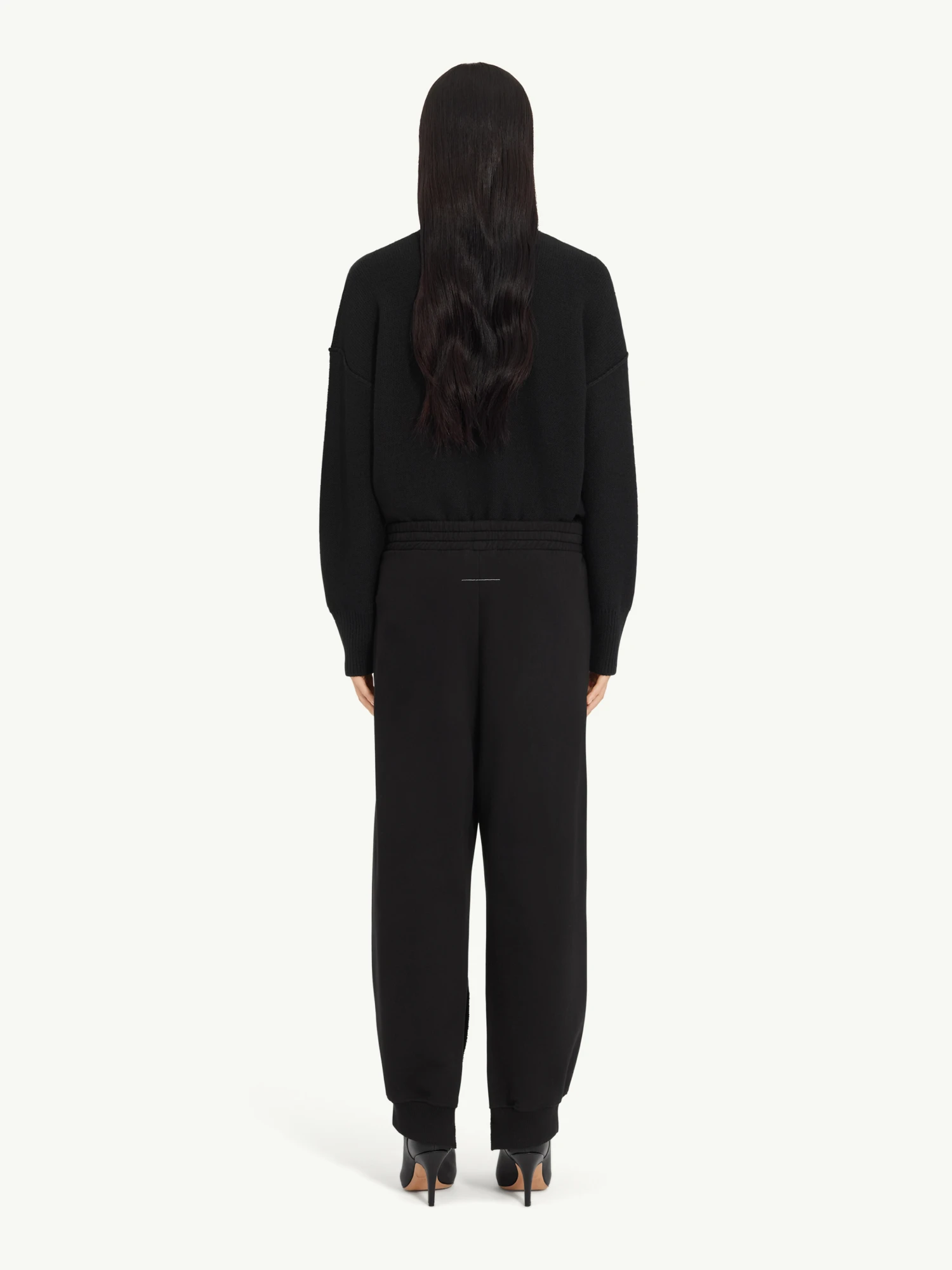 Женские брюки MM6 Maison Margiela Numeric Black