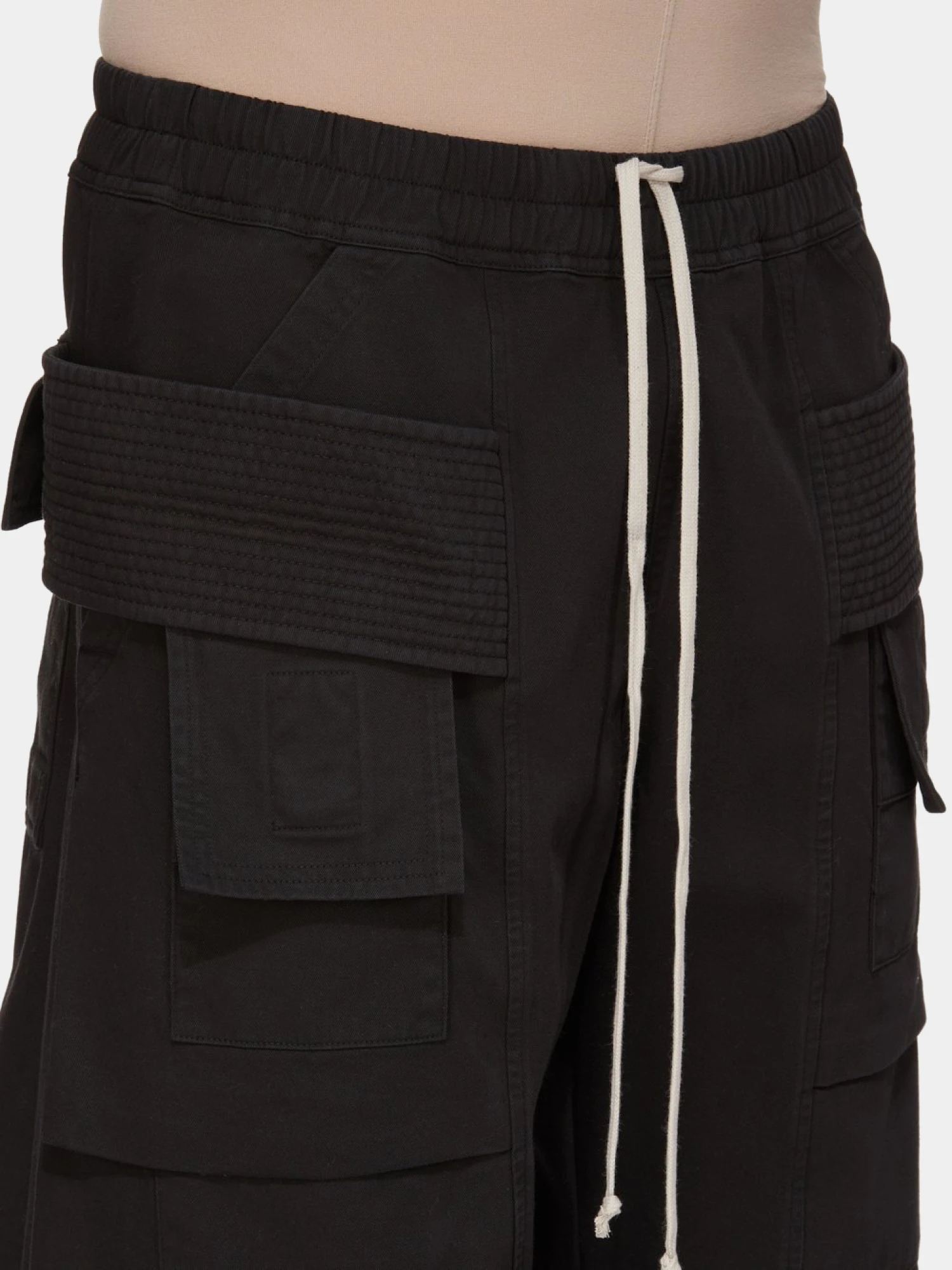 Брюки RICK OWENS DRKSHDW Creatch Wide Black