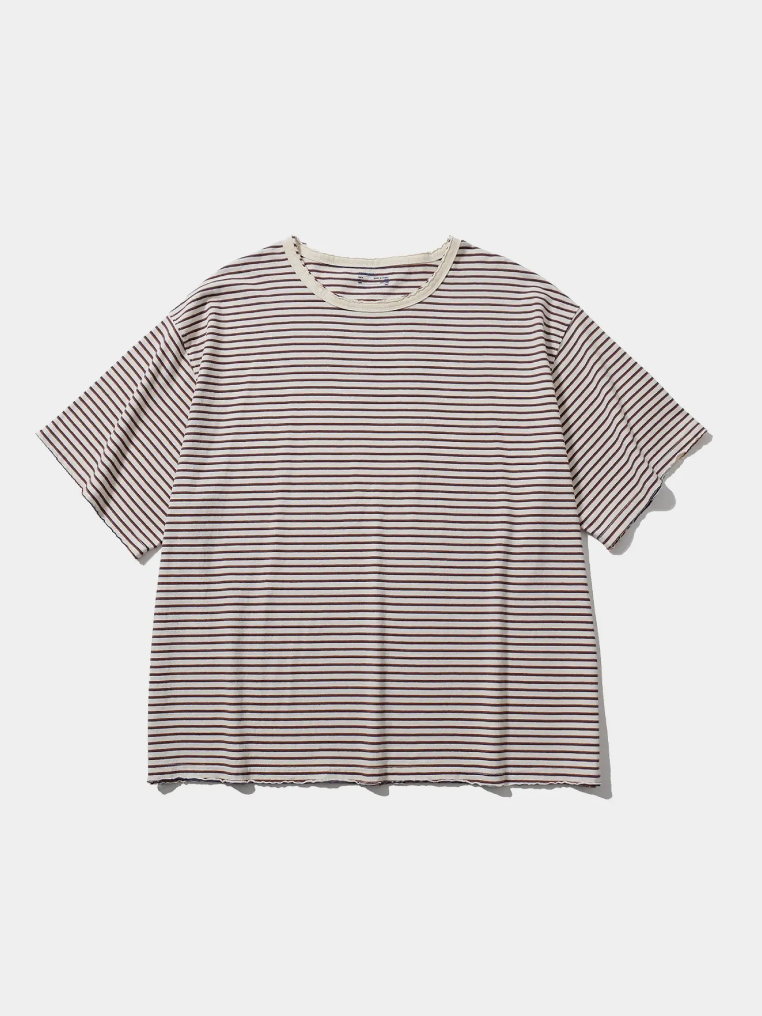 Футболка ANGLAN Cut off Half Tee Striped