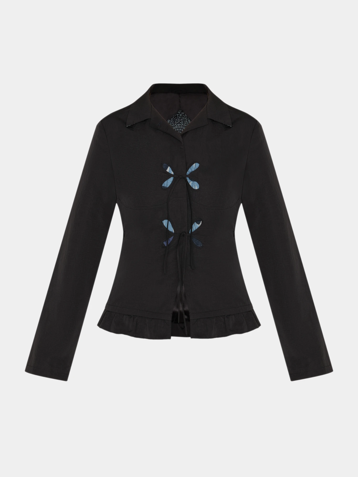 Женский овершот J.KIM Anechka Petal Black