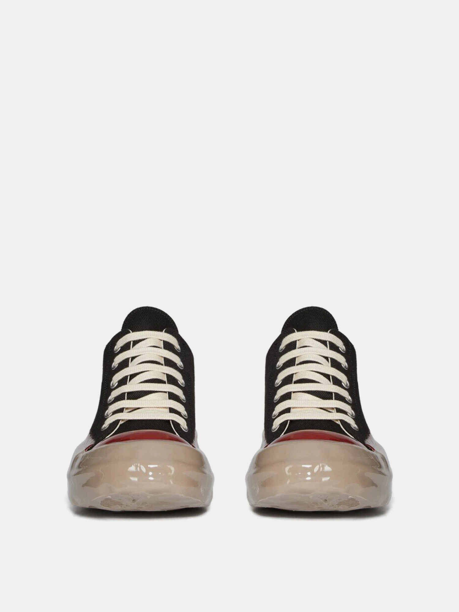Кеды RICK OWENS DRKSHDW Concordians Low Dirty Pearl/Red/Light Beige