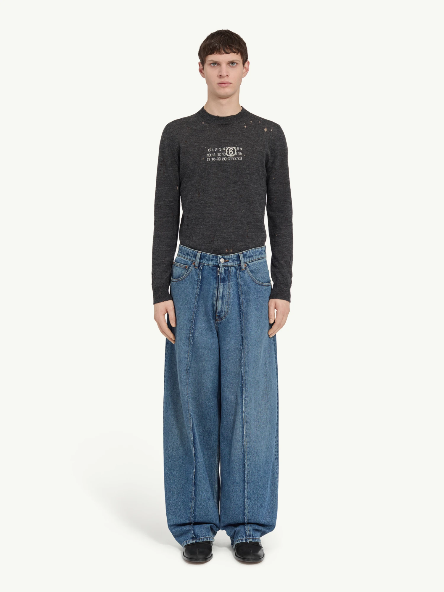 Джинсы MM6 Maison Margiela 5 Pocket Meduim Blue