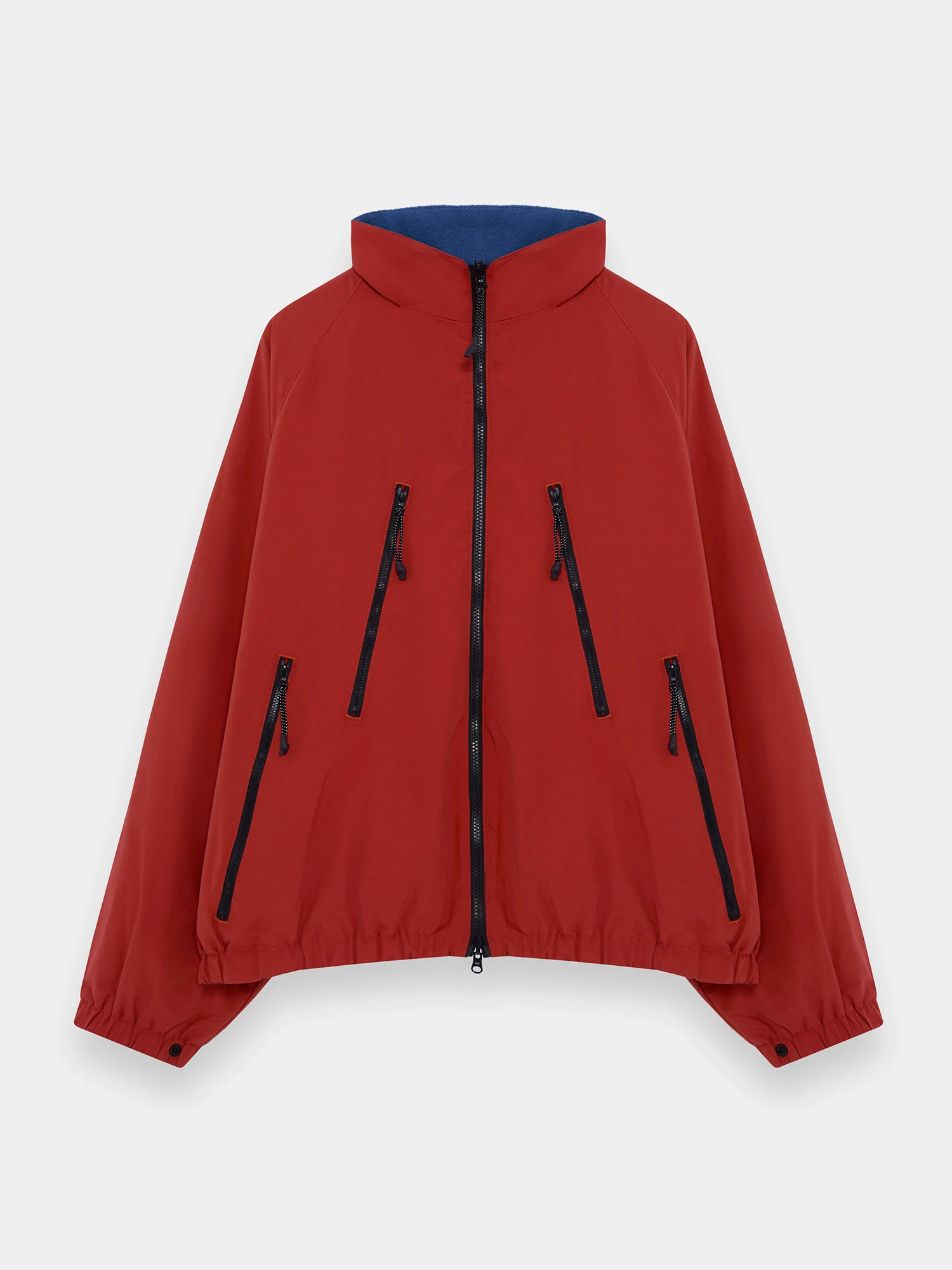 Двусторонняя флисовая куртка ANGLAN Reversible Hiker Blue/Orange