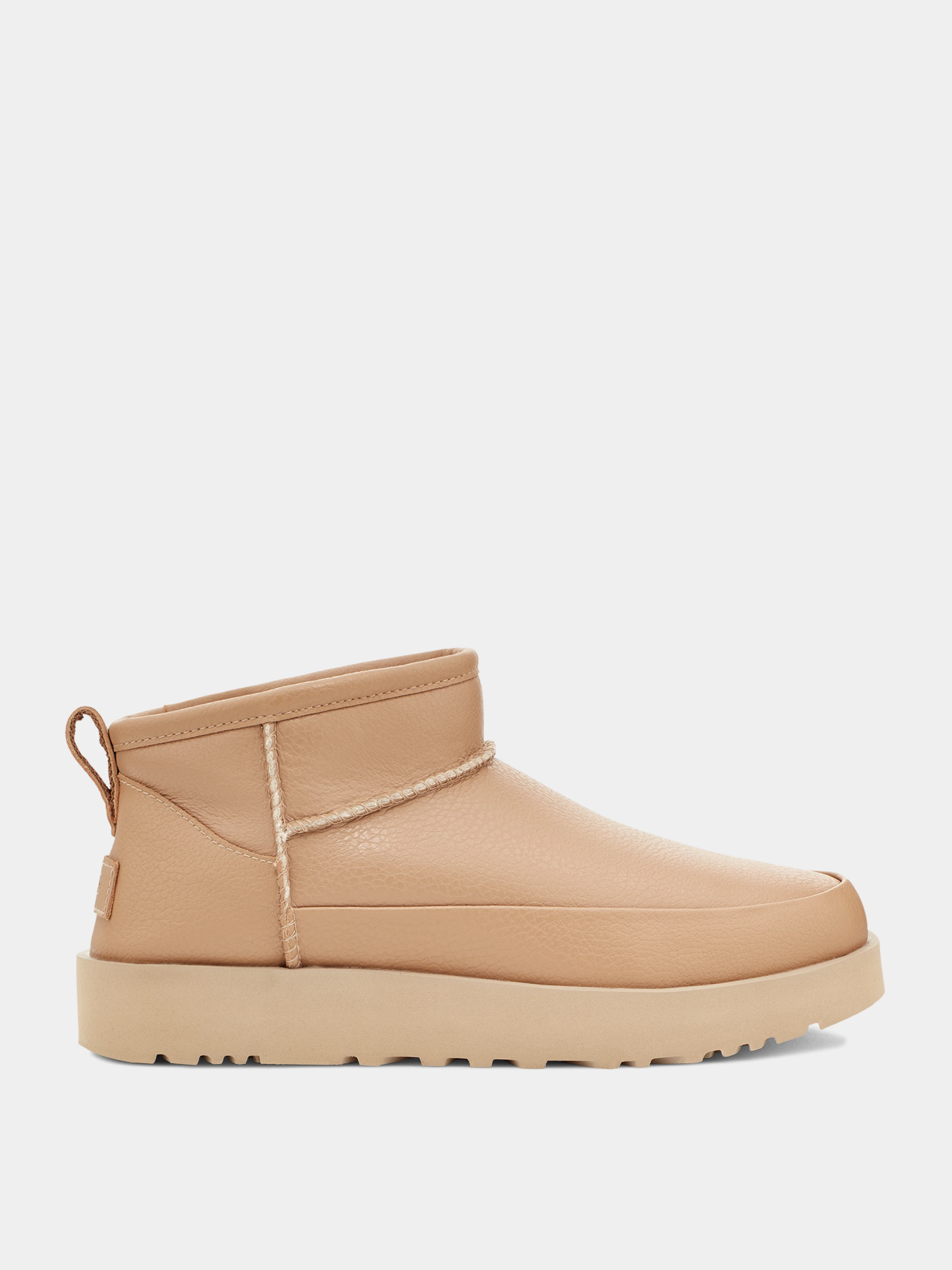 Полусапоги UGG Classic Ultra Mini Leather Sand