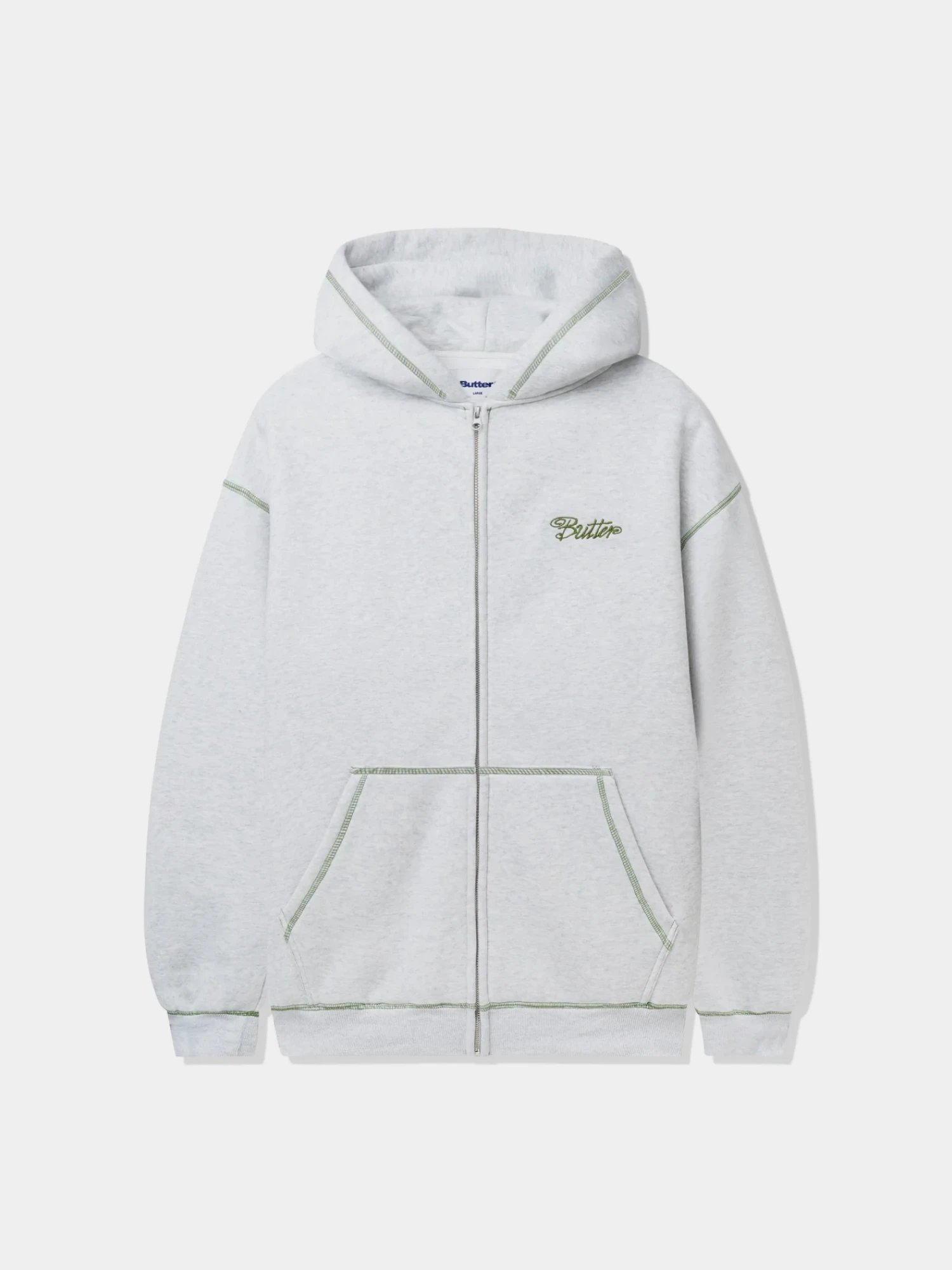Зип-худи Butter Goods Jive Zip-Thru Ash