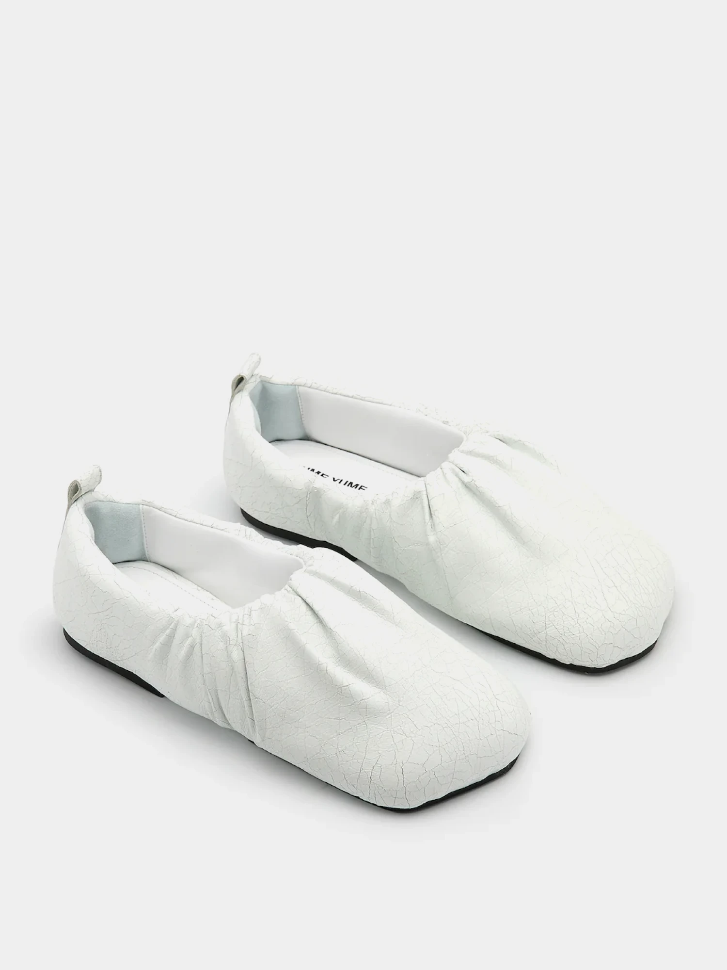 Сабо YUME YUME Wrinkle Flats Cracked White