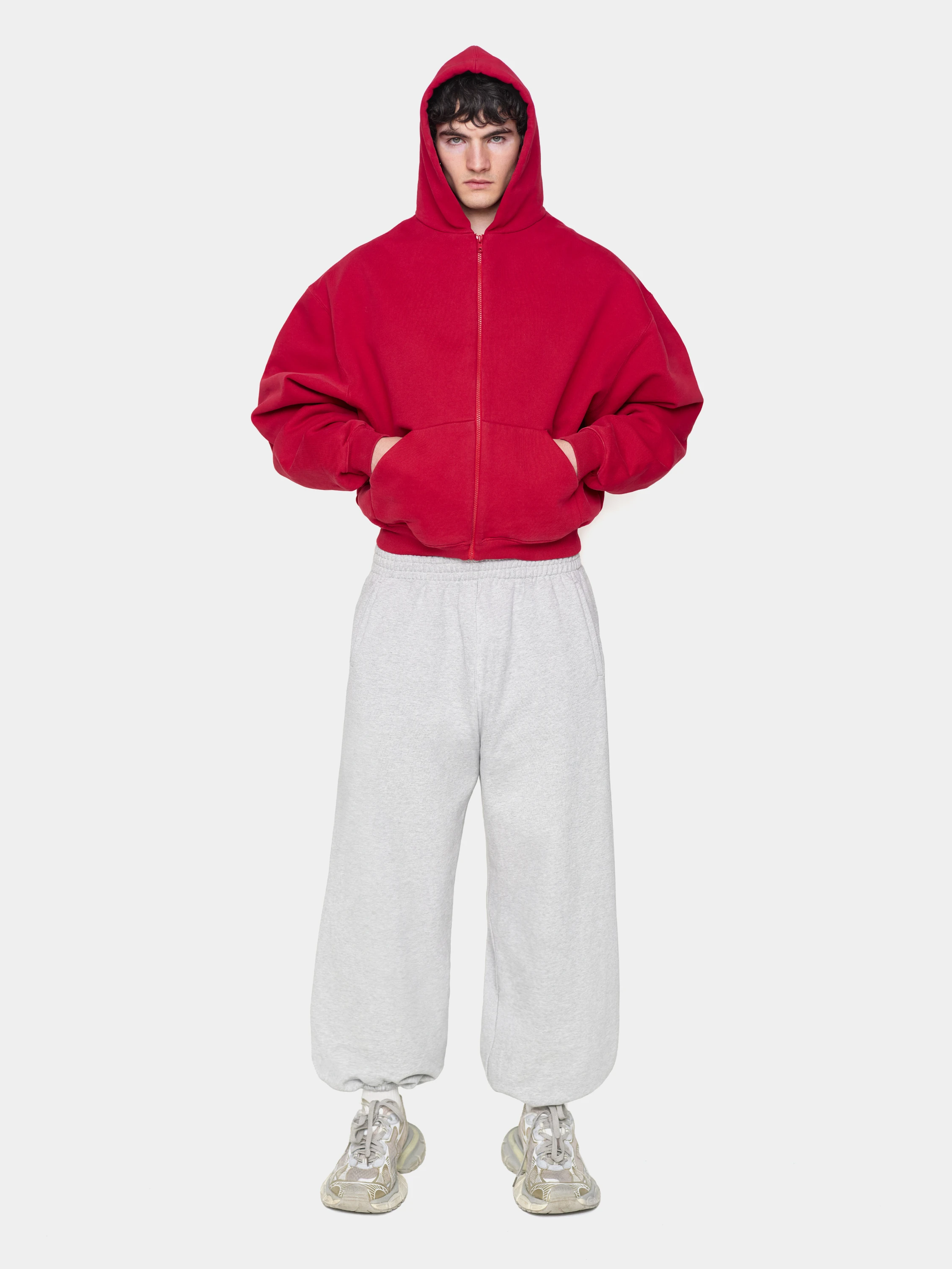 Зип-худи XSAI Zip Hoodie Carmine
