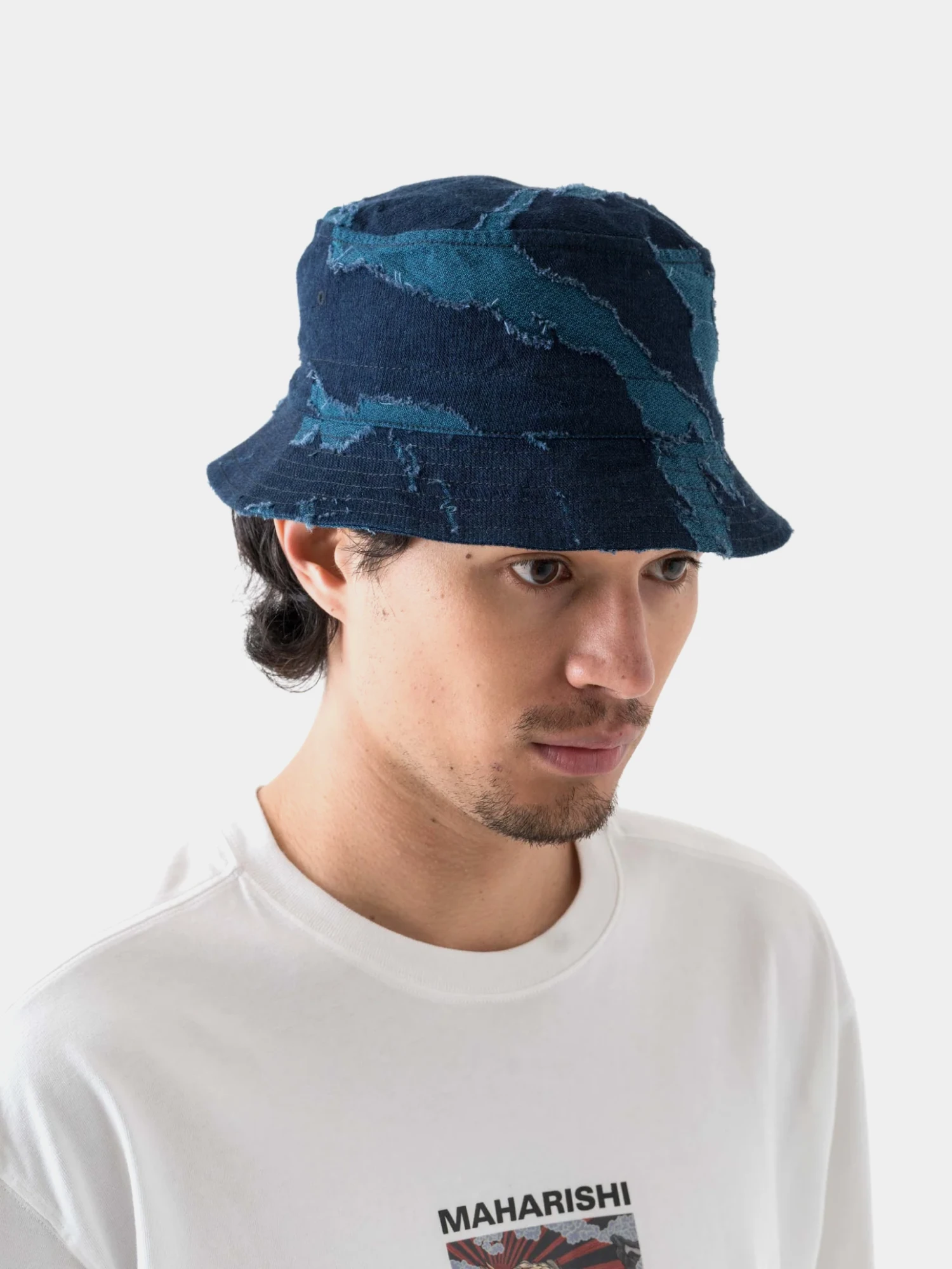 Панама MAHARISHI 6063 Indigo Bonsai Bucket Hat Indigo