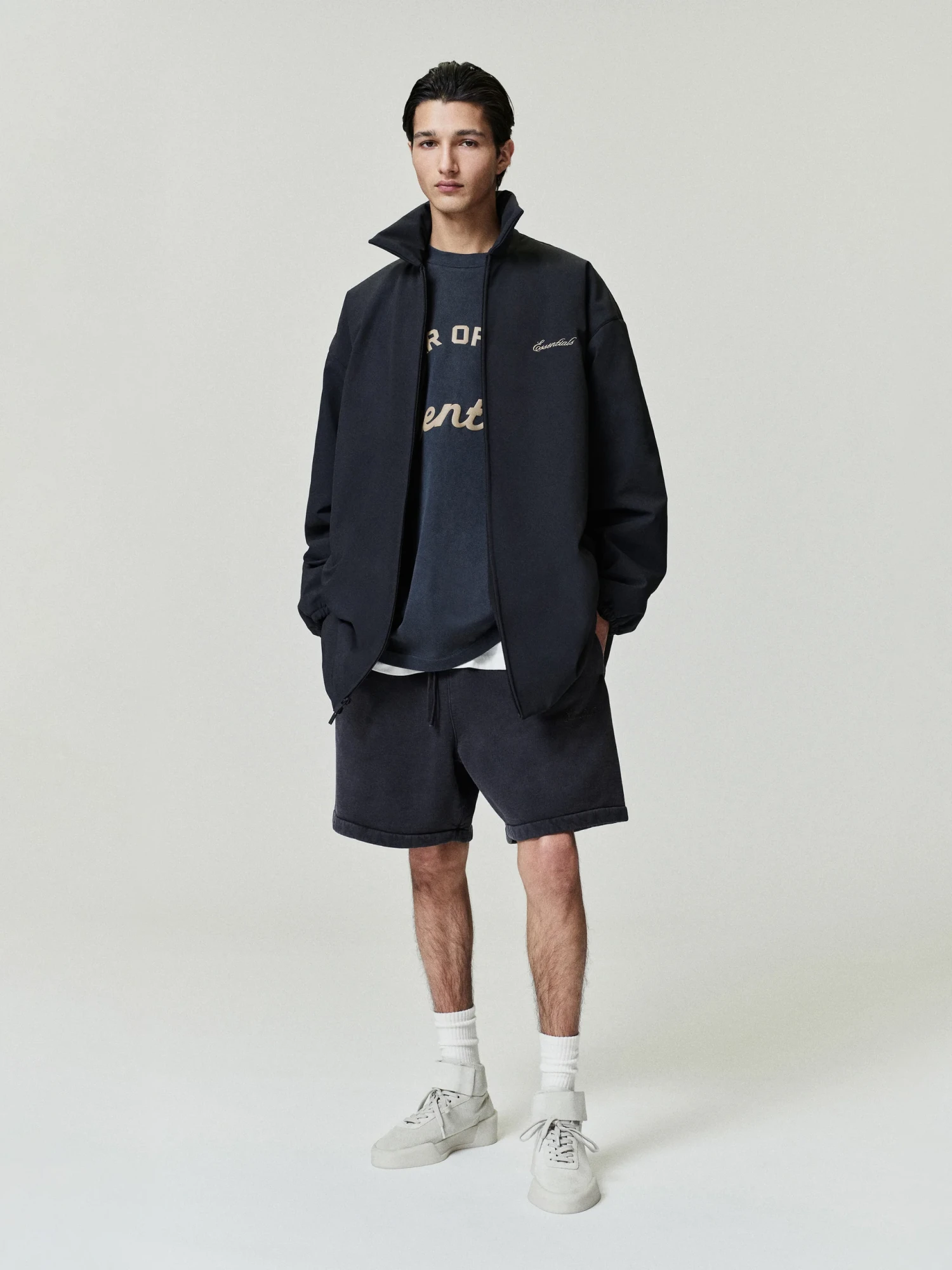 Шорты Fear of God ESSENTIALS Signature Classic Faded Black