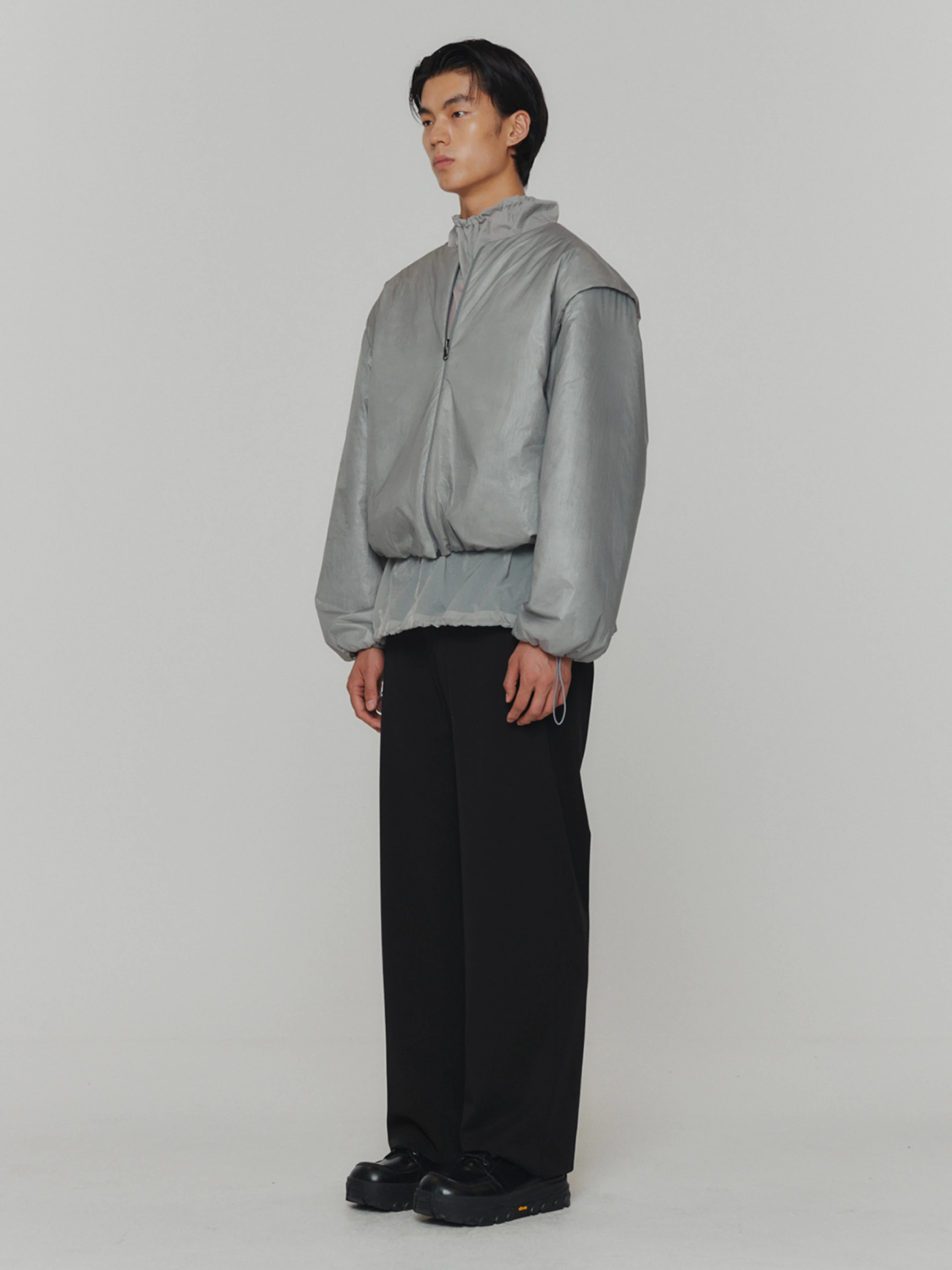 Куртка-трансформер AMOMENTO Mens Detachable Grey