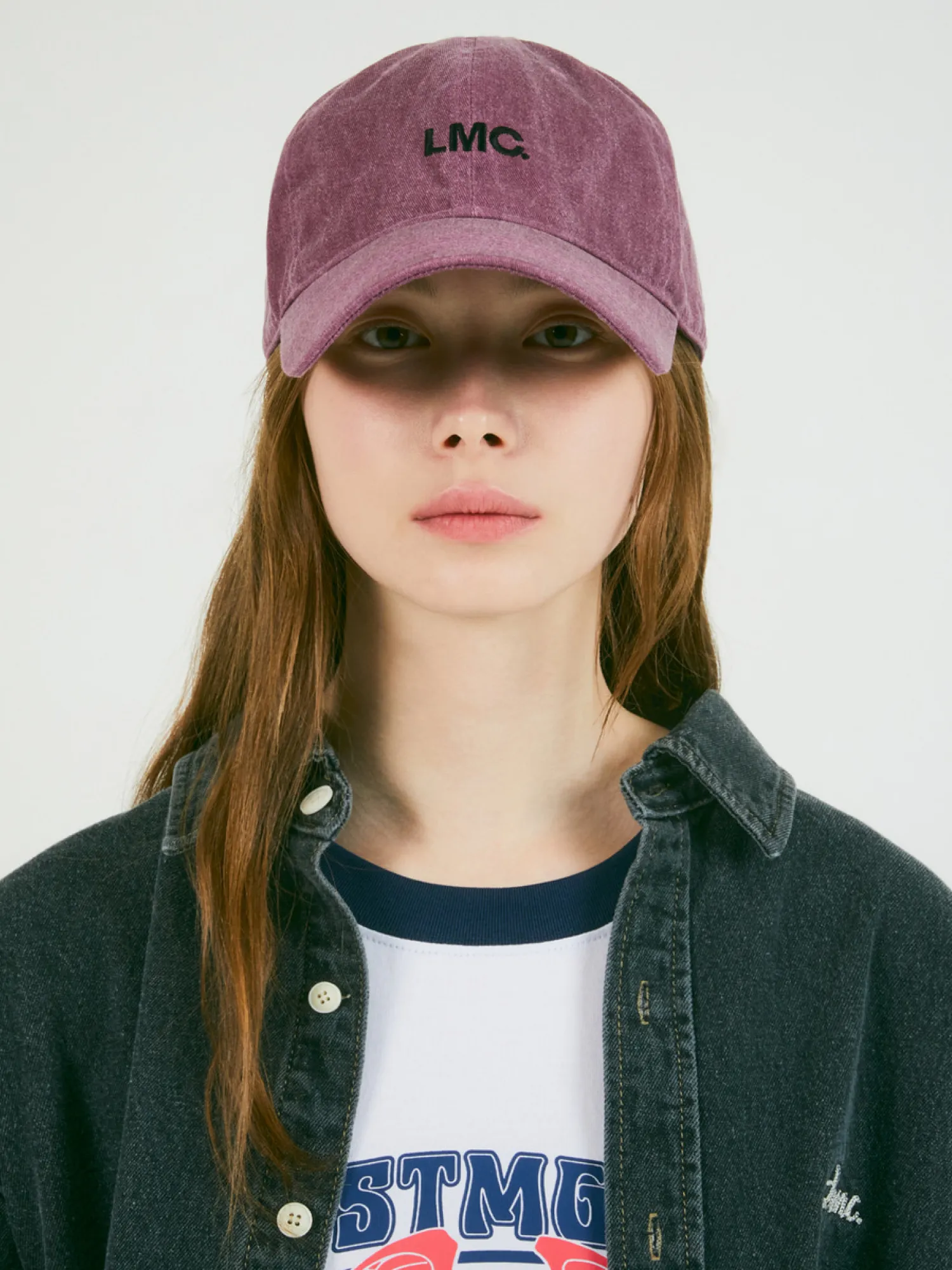 Кепка LMC OG Logo 6 Panel Cap Dark Pink