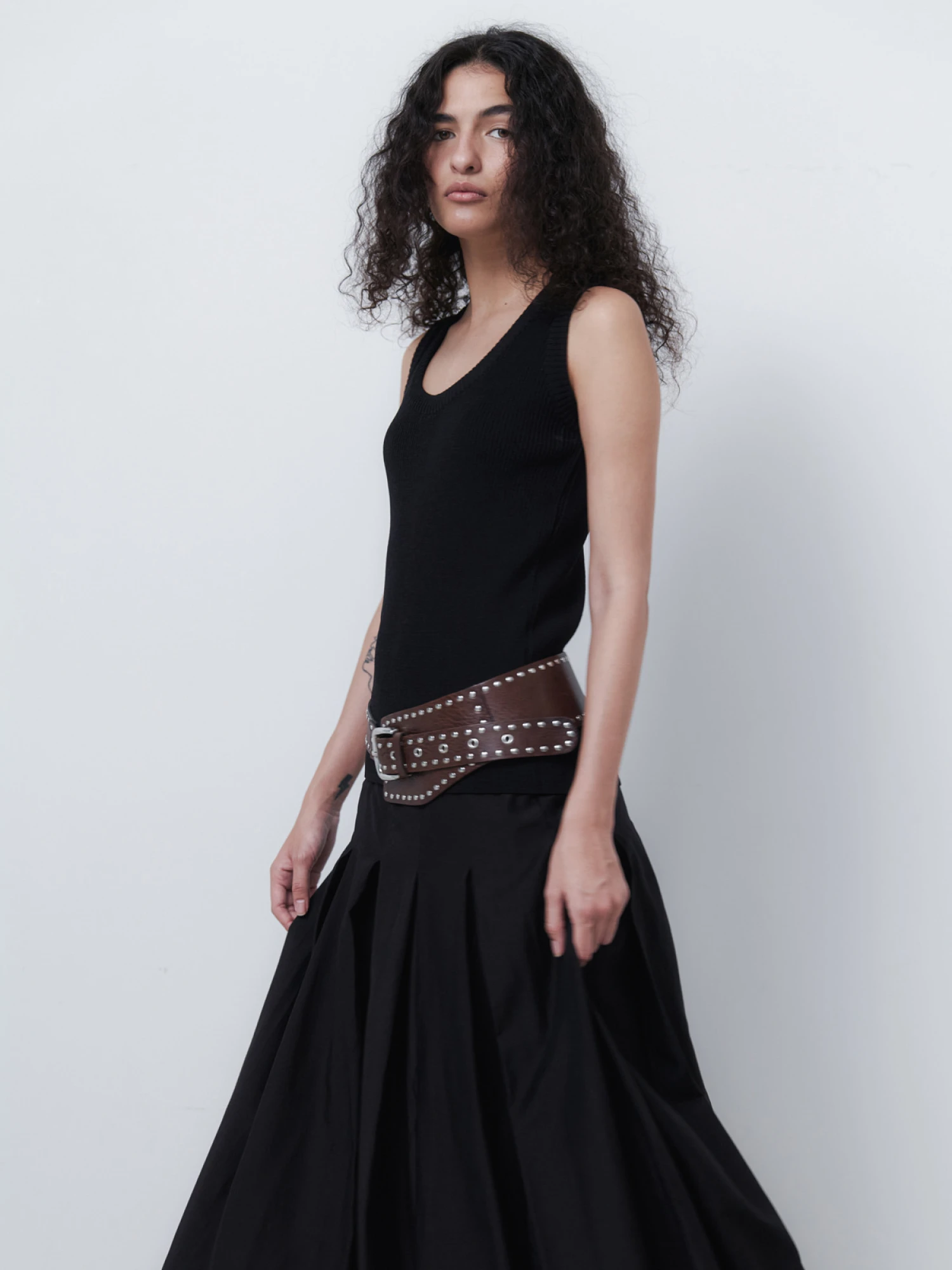 Женская юбка EPINGLER Puff Long Black