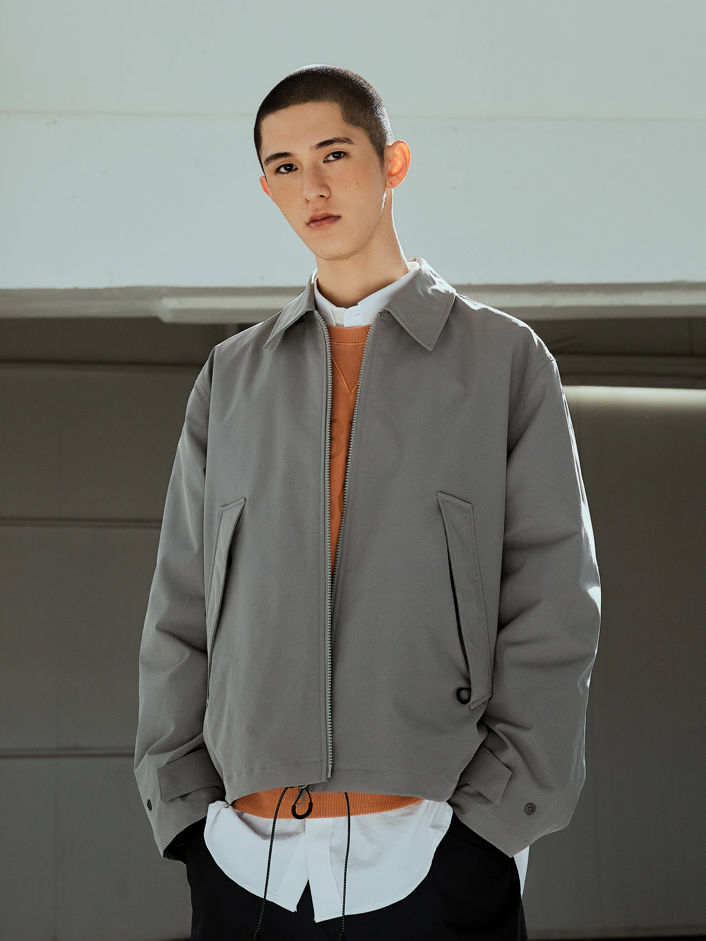 Ветровка Uniform Bridge AE Single Blouson Grey