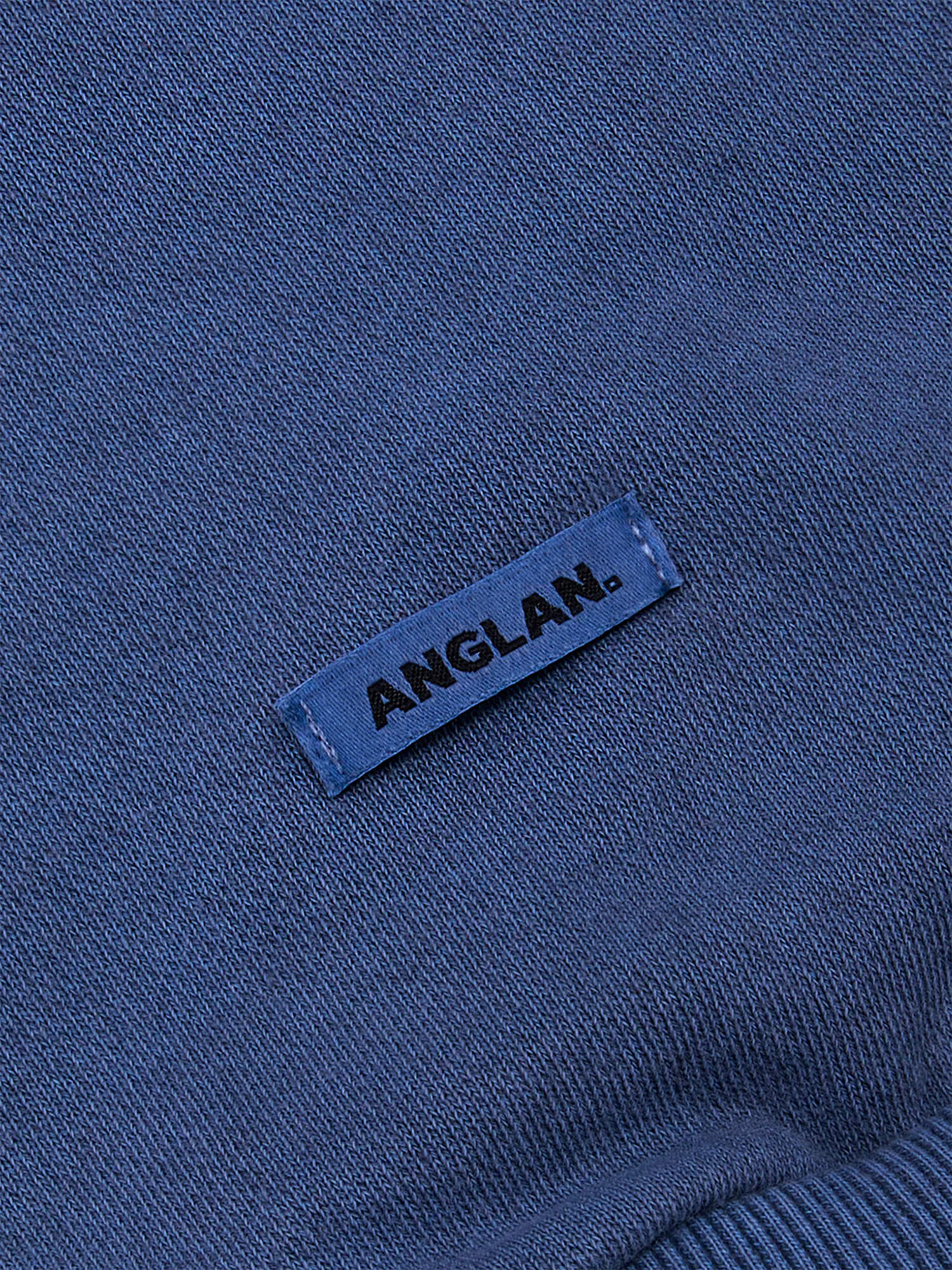 Свитшот ANGLAN Reversible Pigment Two Layer Washed Blue